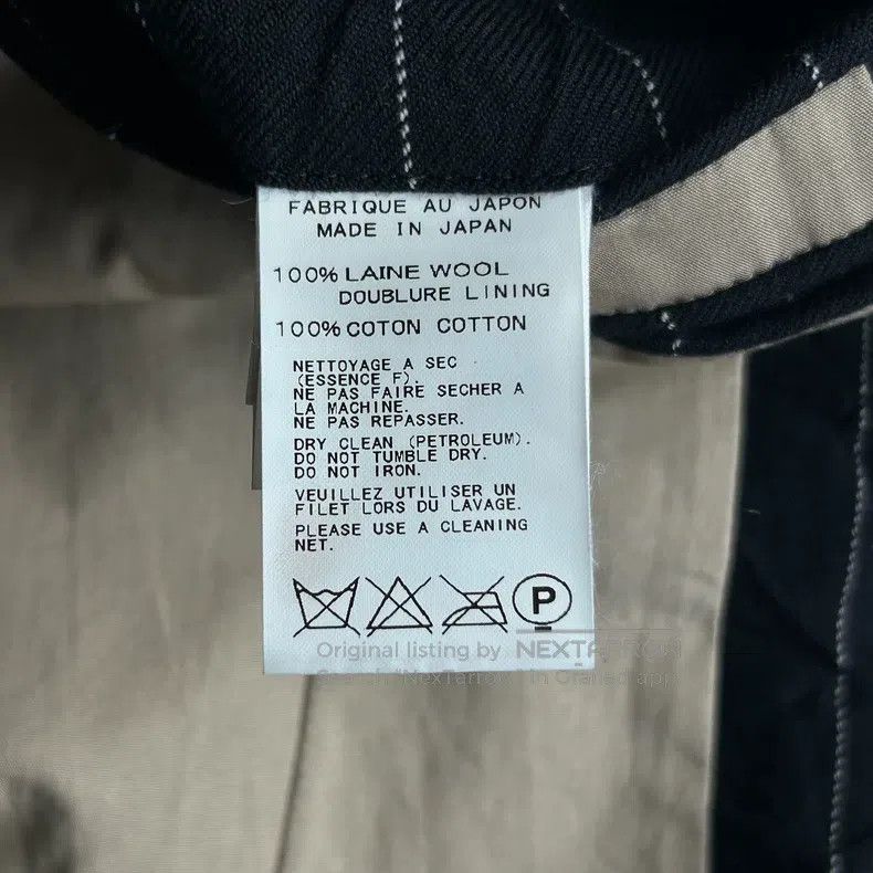 Yohji Yamamoto Yohji Yamamoto size 1 11aw Raven Stripe Pleated blazer Size 48R - 7 Thumbnail