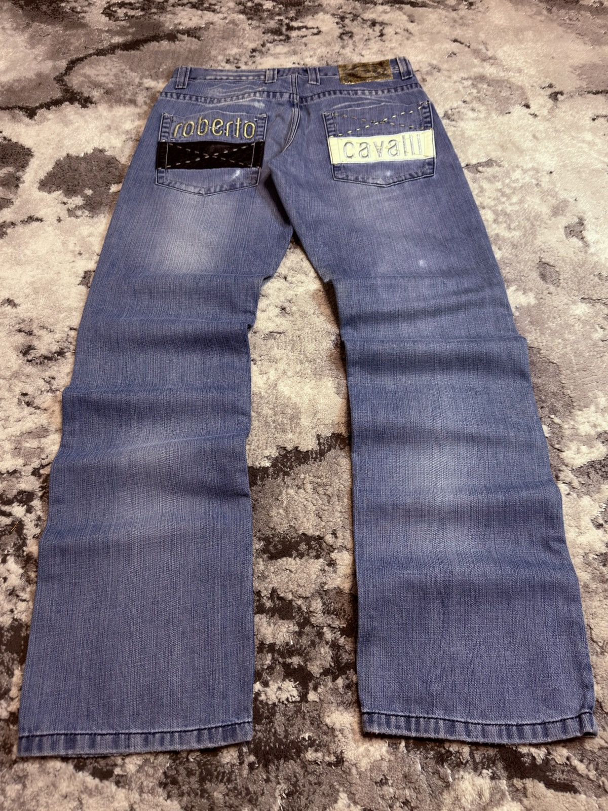 Roberto Cavalli Archive Roberto Cavalli Disstresed Y2K Jeans Dolce Hedi Raf Size US 32 / EU 48 - 7 Thumbnail