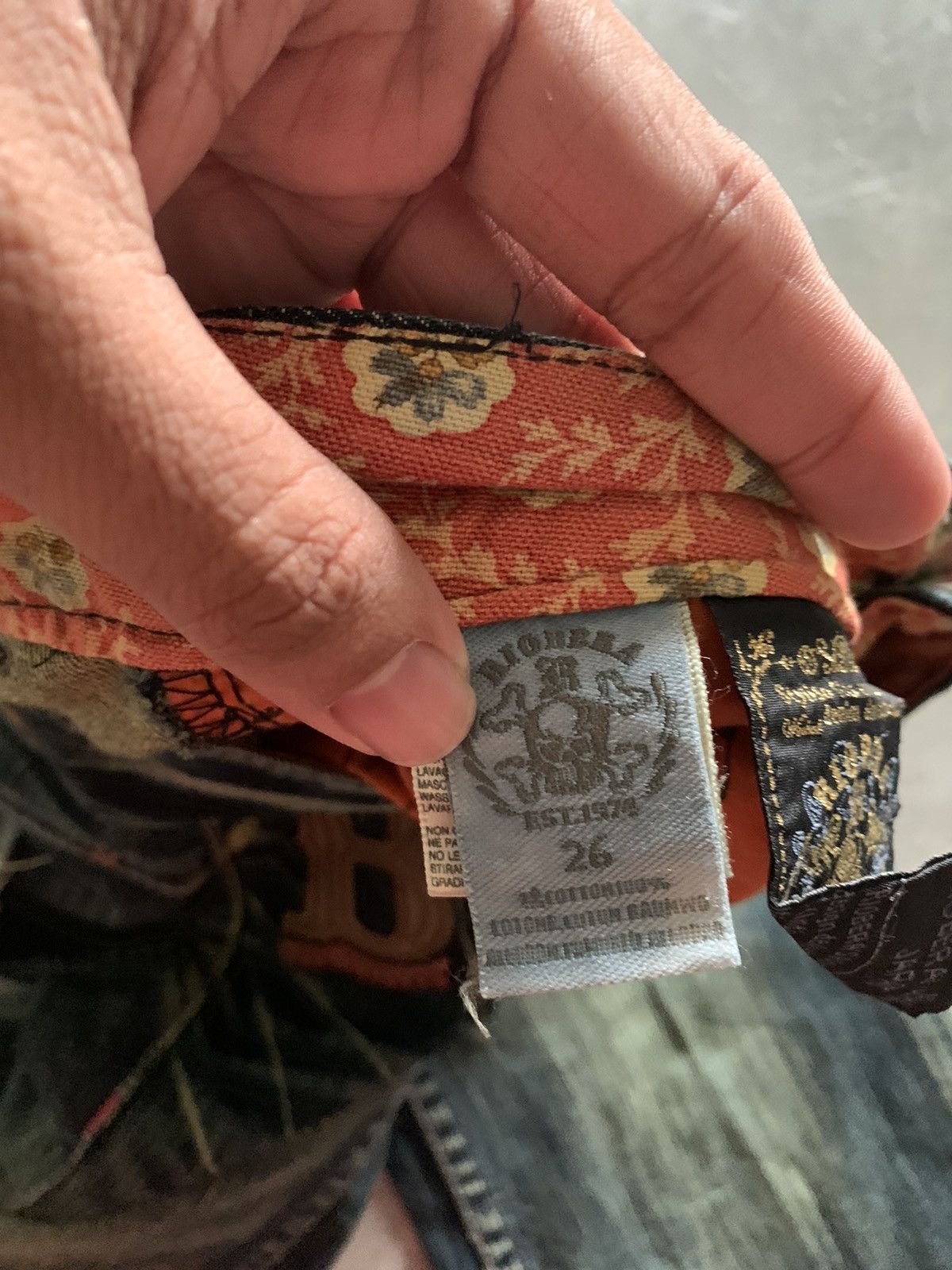 If Six Was Nine y2k rusty flare riobera jeans spellout embroidery hi-rise Size US 30 / EU 46 - 10 Thumbnail