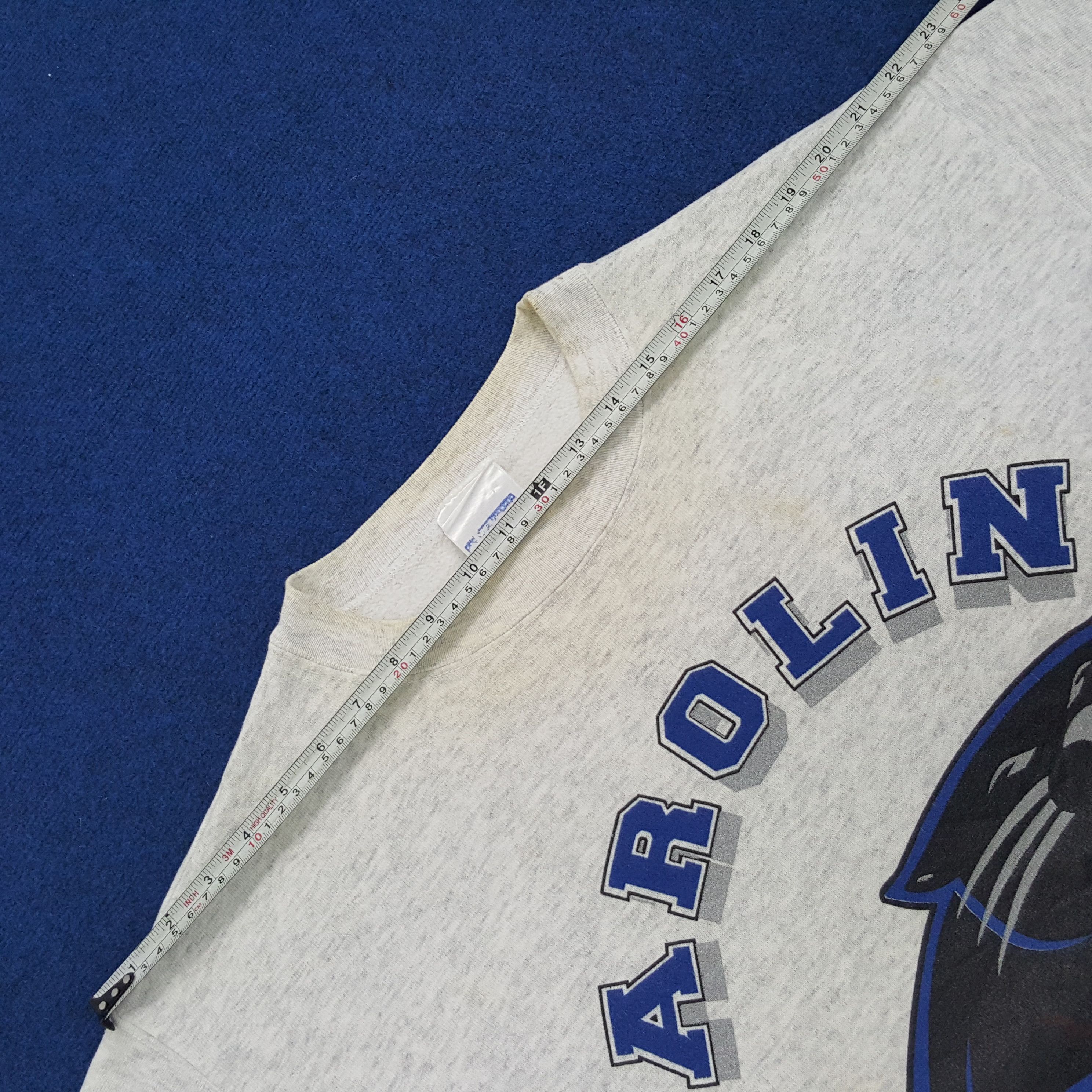 NFL × Vintage Vintage Carolina Panthers American Football Team Sweatshirt Size US M / EU 48-50 / 2 - 12 Thumbnail