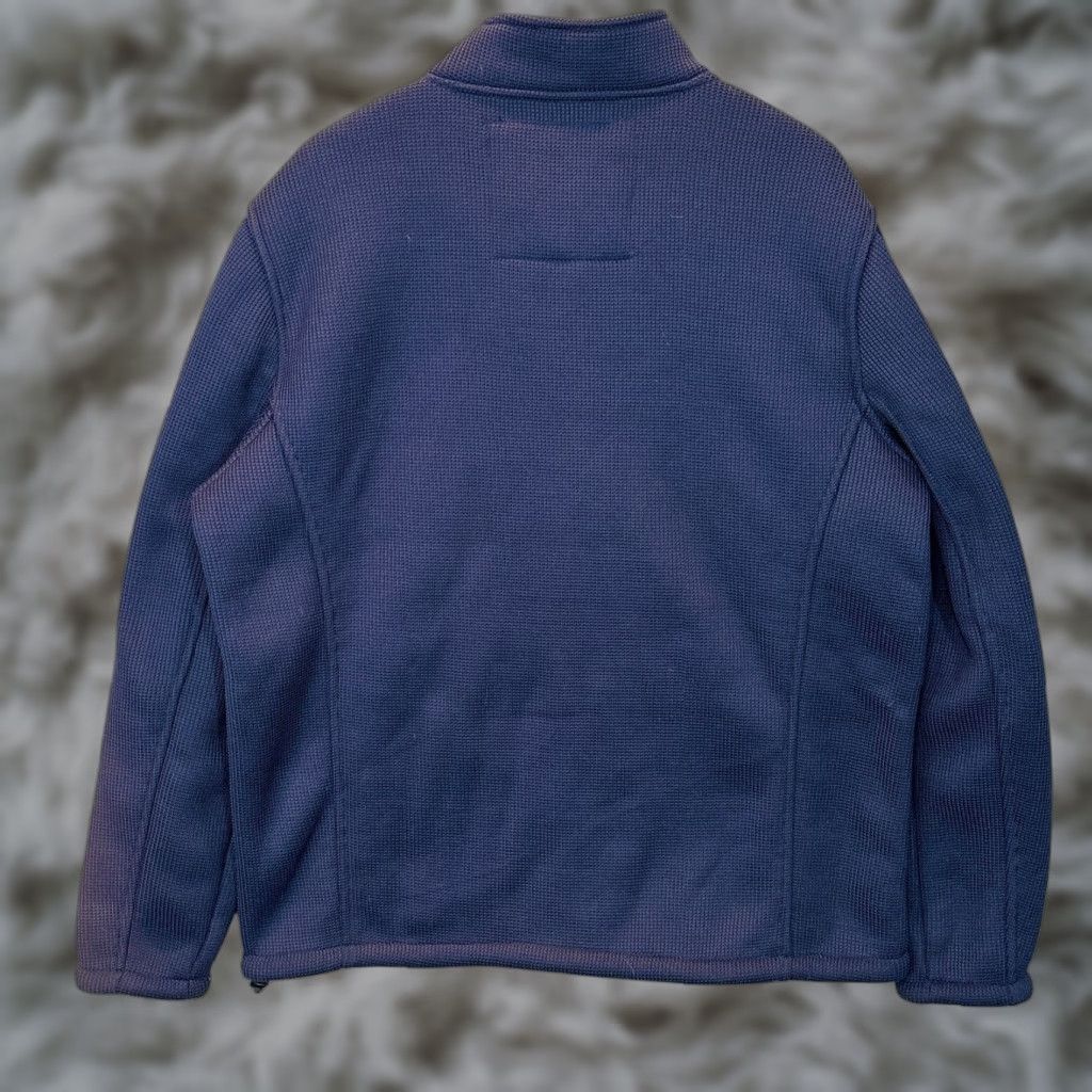 Vintage Gerry Bomber Jacket Mens 2XL Blue Fleece Lined Textured Waffle Knit Zip Casual Travel Men Mids-Length Brand Gerry Size US XXL / EU 58 / 5 - 1 Thumbnail