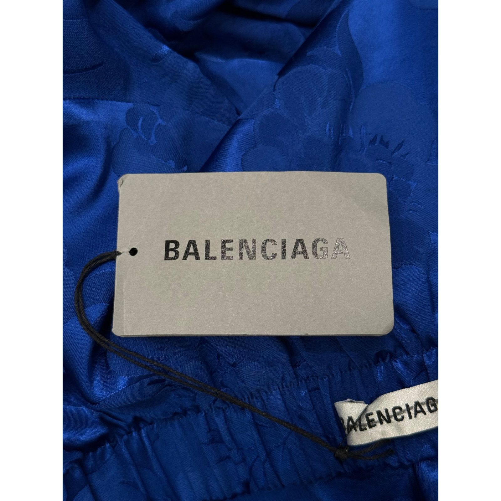 A/W2020 Balenciaga iridescent floral long skirt
