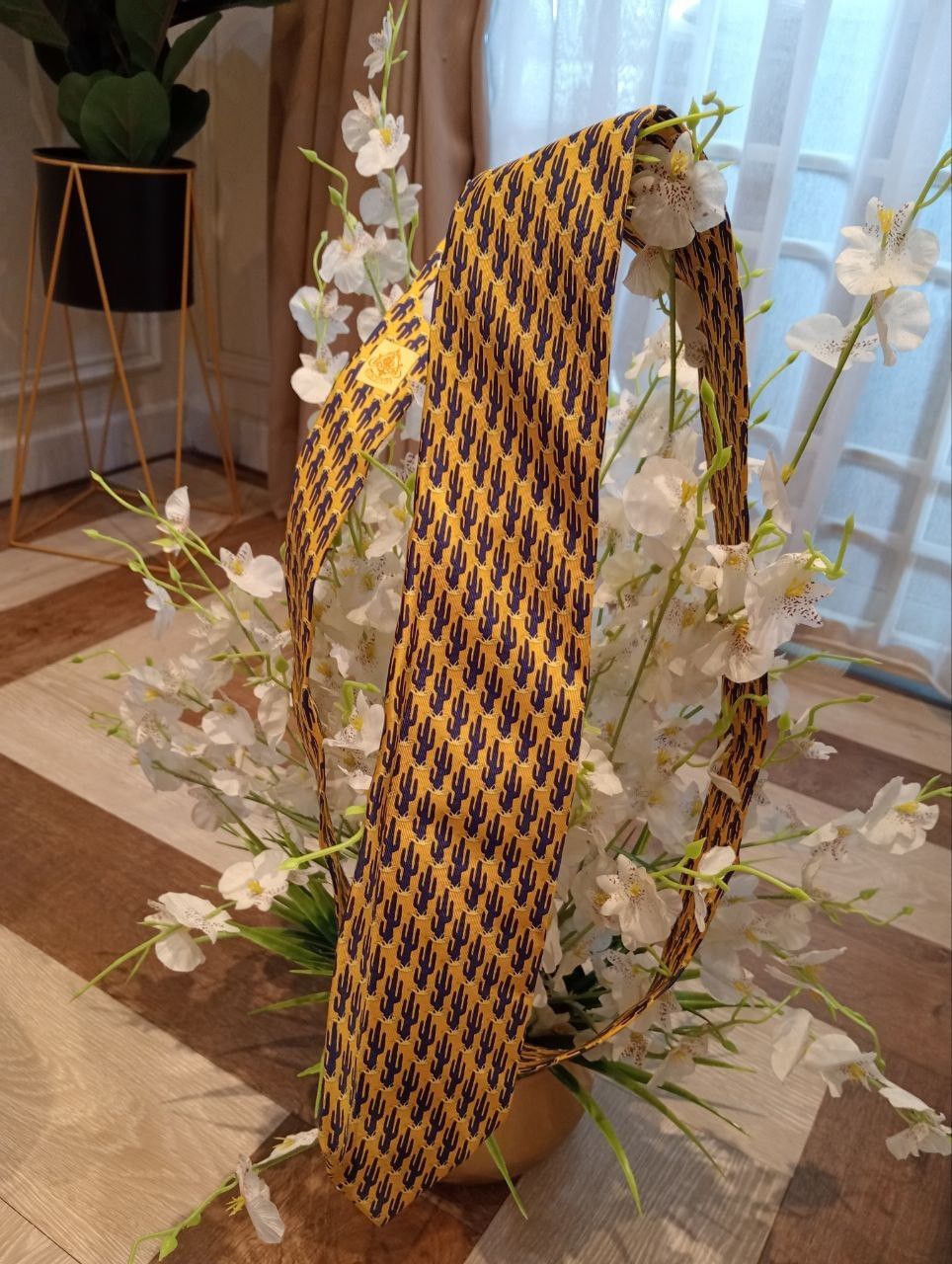 Gucci VINTAGE GUCCI SILK TIE Size ONE SIZE - 3 Thumbnail
