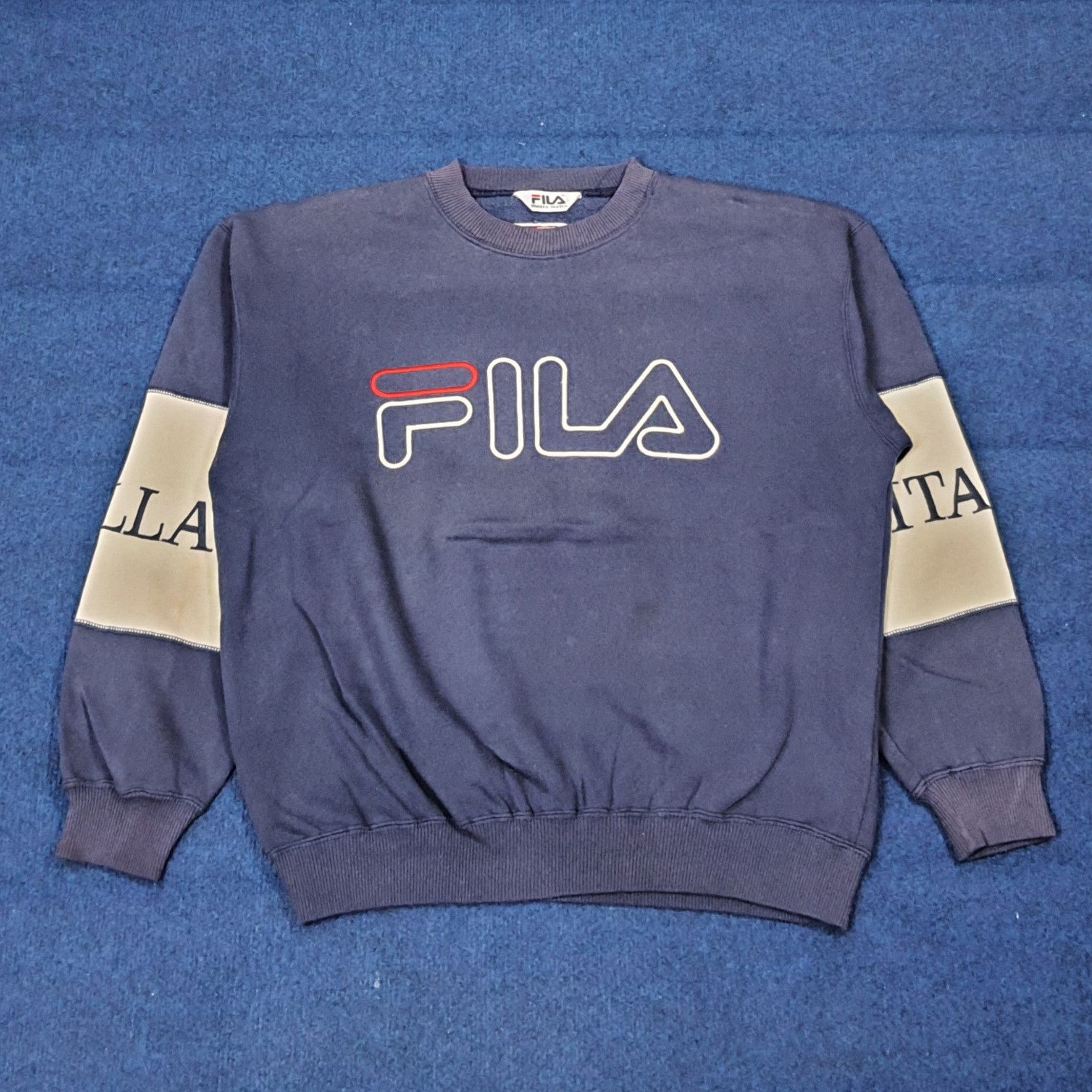 Fila Vintage FILA Biella Italia Sweatshirt C275N5 Size US L / EU 52-54 / 3 - 1 Thumbnail