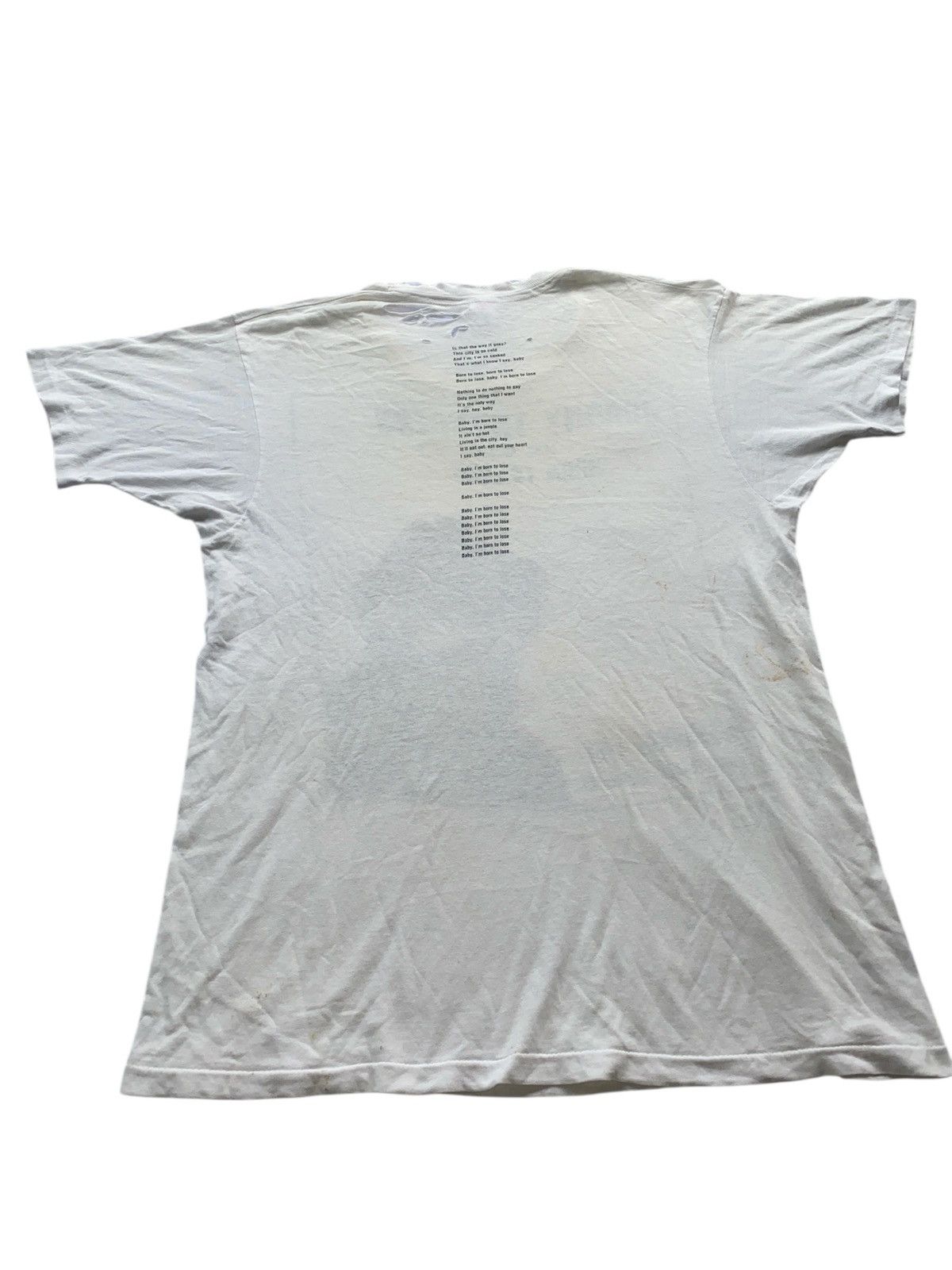 Band Tees Vintage Distrested 90s Johnny Thunders memorial Live Size US L / EU 52-54 / 3 - 2 Thumbnail