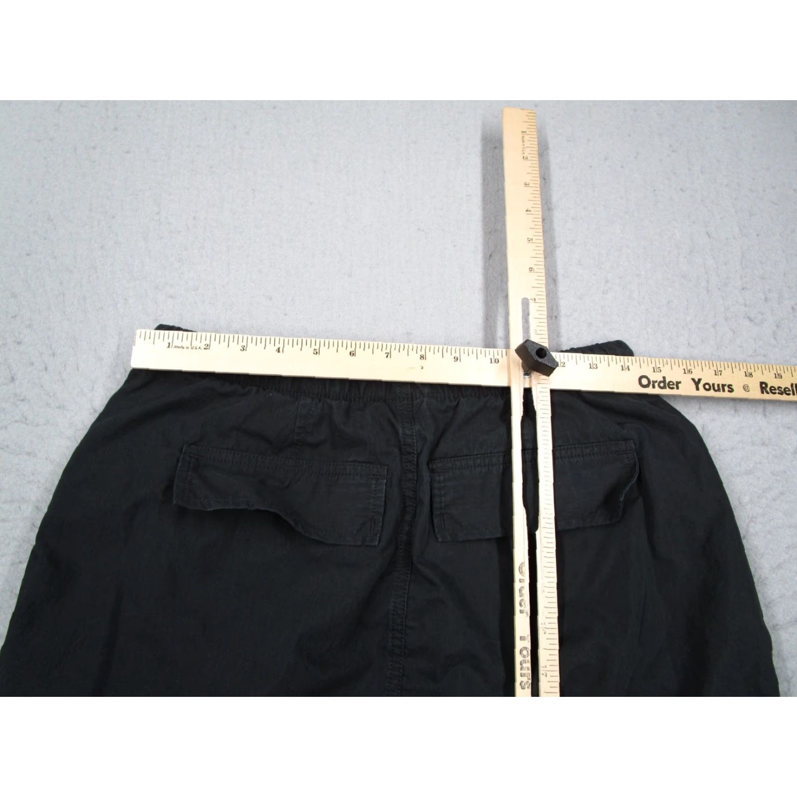 TNA TNA Cargo Skirt Women M Black A-Line Drawstring Pockets 90s Boho City Hip Hop Ready-to-Wear Size 32" / US 10 / IT 46 - 7 Thumbnail