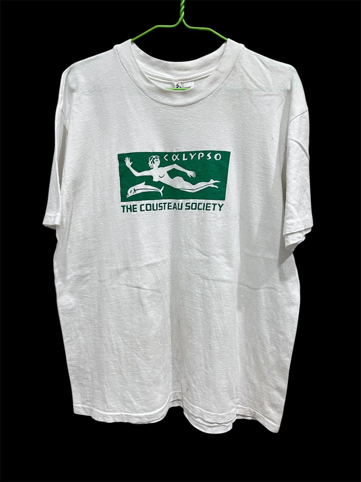 Vintage Vintage 80s Calypso Cousteau society Promo Tee L Size US L / EU 52-54 / 3 - 2 Thumbnail