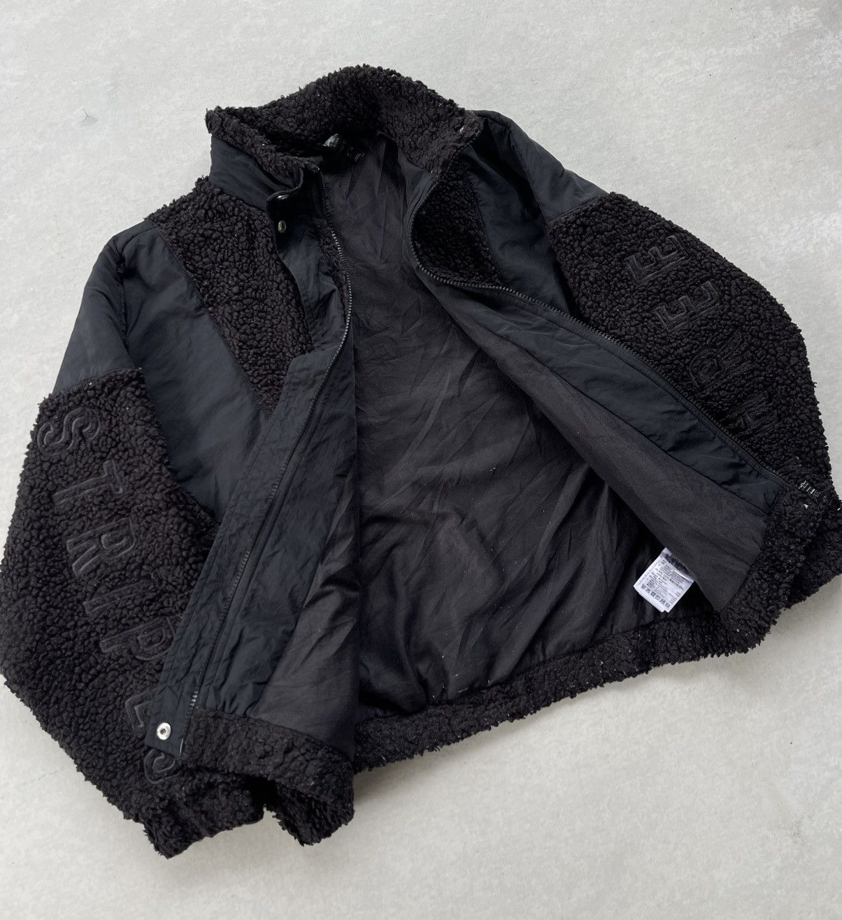 Adidas × Alexander Wang Adidas Three Strip Logo Women's Sherpa Jacket Size M / US 6-8 / IT 42-44 - 8 Thumbnail
