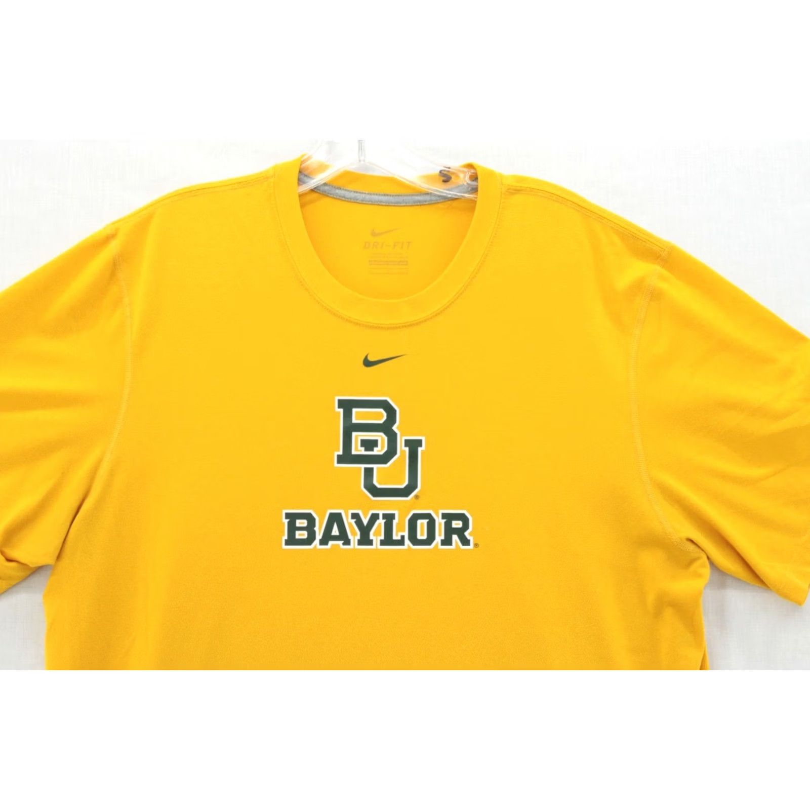 Nike Nike Baylor University BU Football Tee Shirt Mens L Yellow Logo Athleisure Size US L / EU 52-54 / 3 - 3 Thumbnail