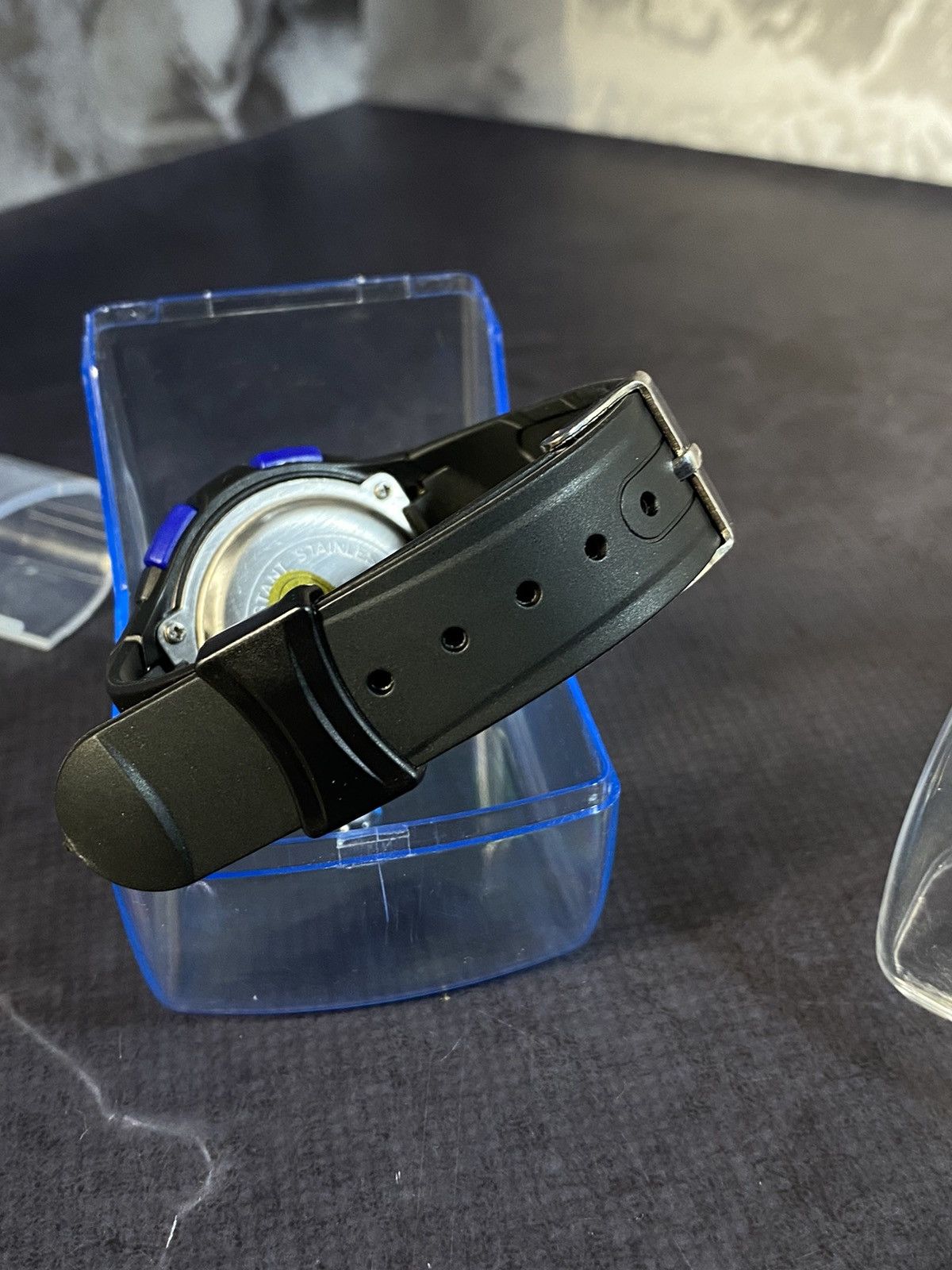 Jewelry × Vintage Blue Digital Sports Watch - Chrono 1015 Size ONE SIZE - 4 Thumbnail