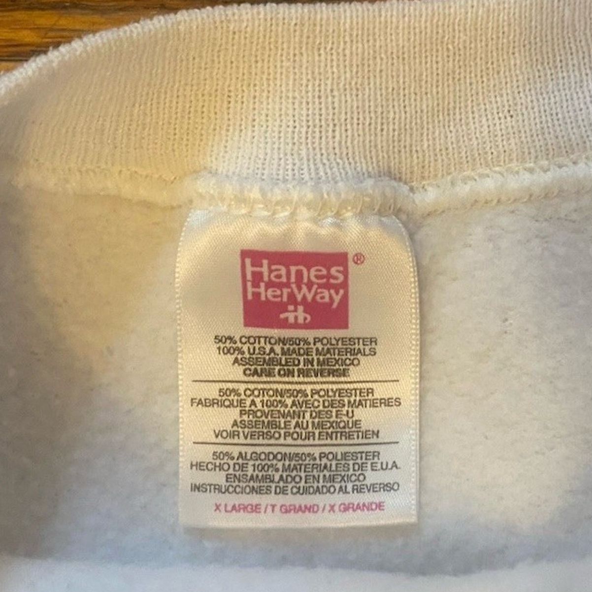 Hanes VTG Hanes Christmas Candy Cane Sweatshirt USA Women’s XL Size XL / US 12-14 / IT 48-50 - 2 Thumbnail