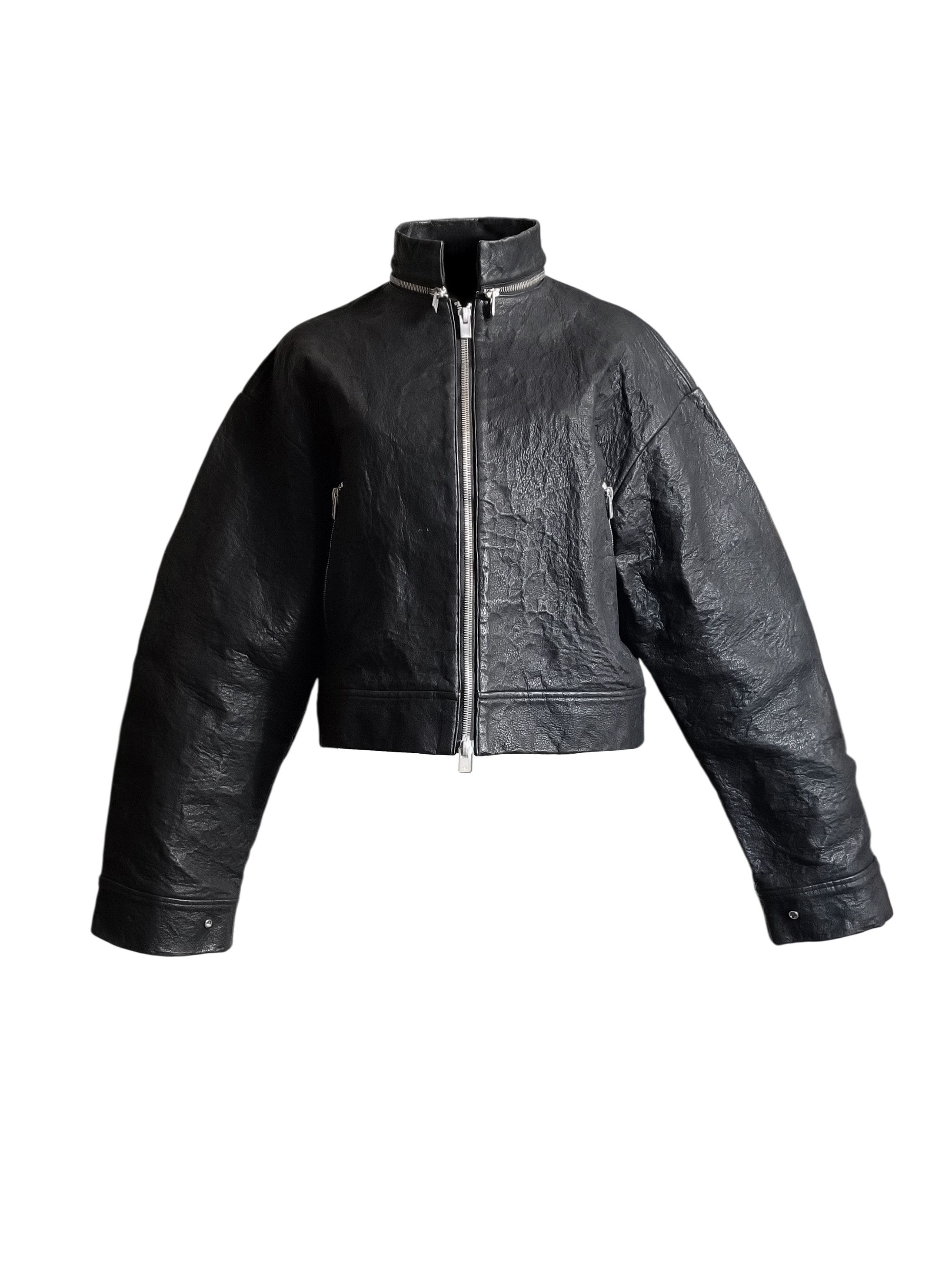 Heliot Emil HELIOT EMIL AW23 Stiff Leather Jacket Black Size XS / US 0-2 / IT 36-38 - 1 Thumbnail