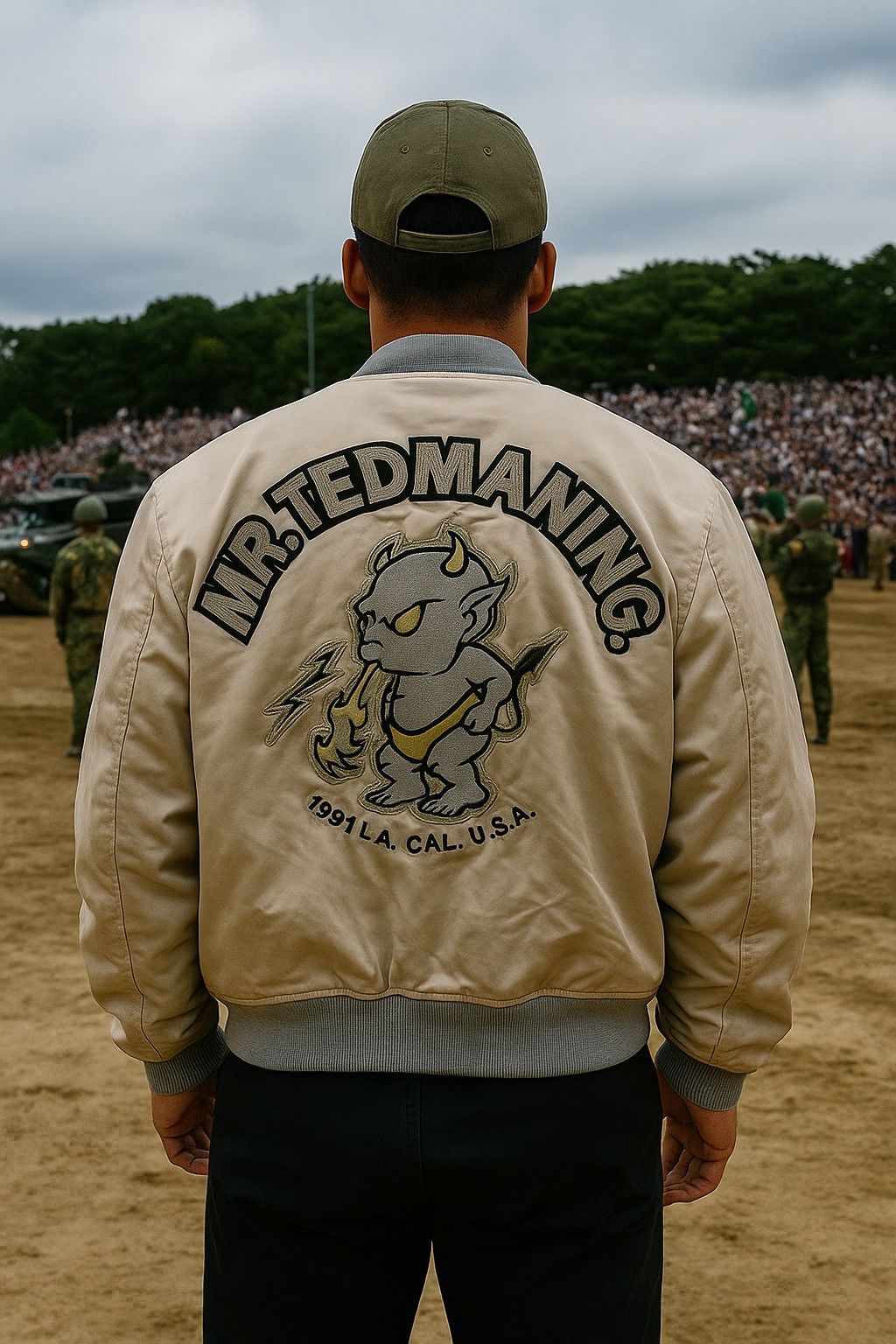 Tedman JACKET MR. TEDMAN ING.(TED COMPANY) 1991 U.S.A. (GJ34) Size US L / EU 52-54 / 3 - 1 Thumbnail