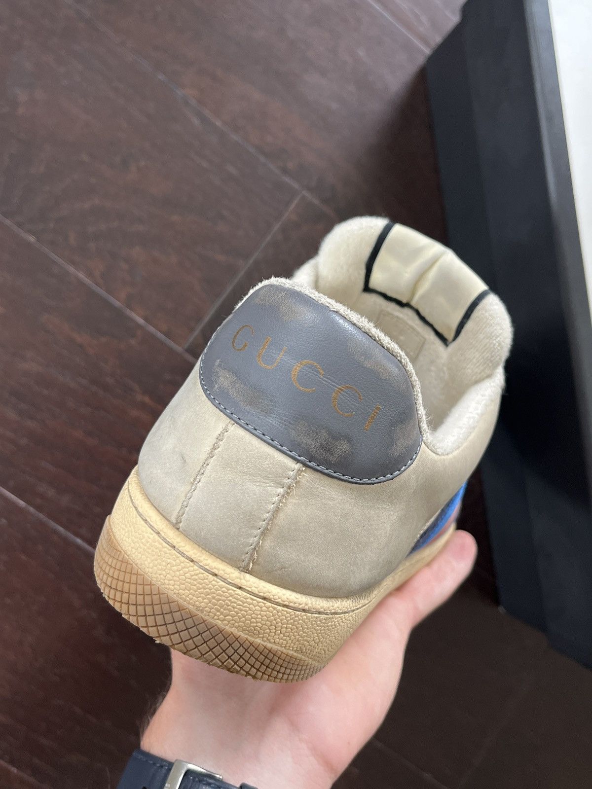 Gucci Gucci distressed sneaker gg Size US 10 / EU 43 - 8 Thumbnail
