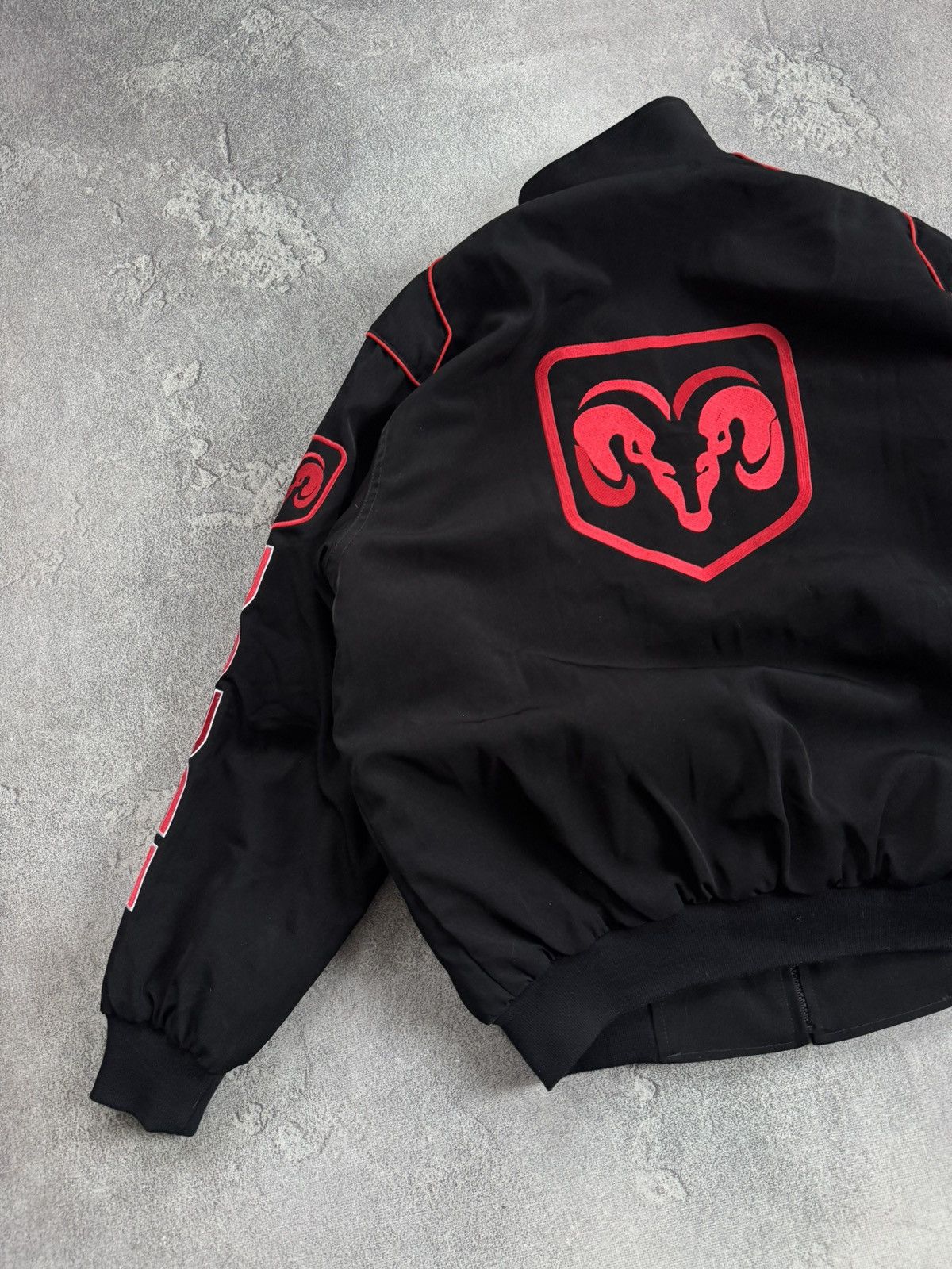 NASCAR Dodge L/size big logo bomber jacket racing moto sport 00s Size US L / EU 52-54 / 3 - 13 Thumbnail
