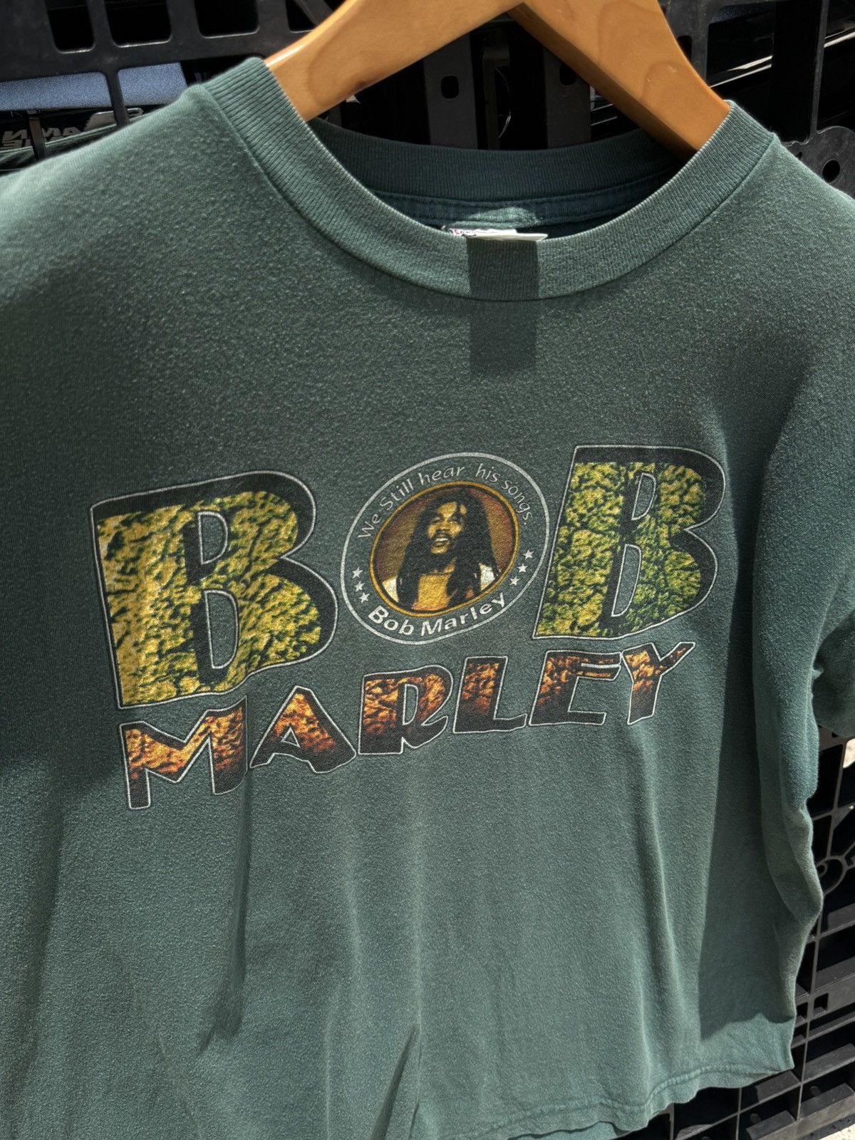 Vintage 💥Vintage Bob Marley The Spirit Dancer 90s Rap Tee T-Shirt Size US XL / EU 56 / 4 - 4 Thumbnail