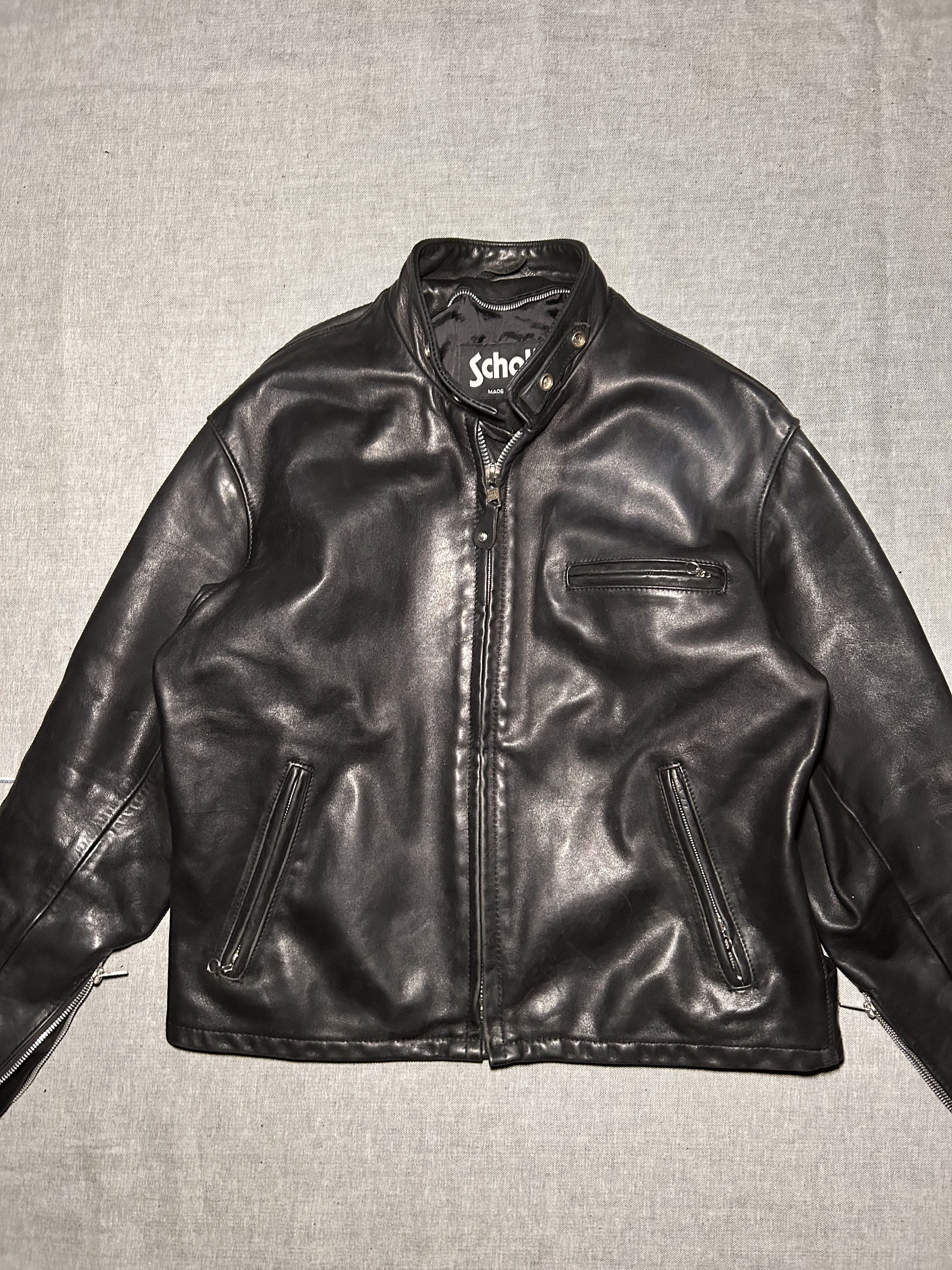 Schott Vintage Schott Café Racer 141 Jacket Size 44 Size US L / EU 52-54 / 3 - 5 Thumbnail