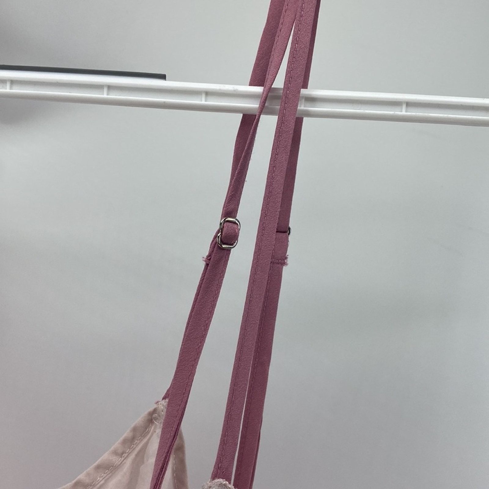 Victoria's Secret Victoria’s Secret laced pink adjustable straps lined nighty Size ONE SIZE - 11 Thumbnail