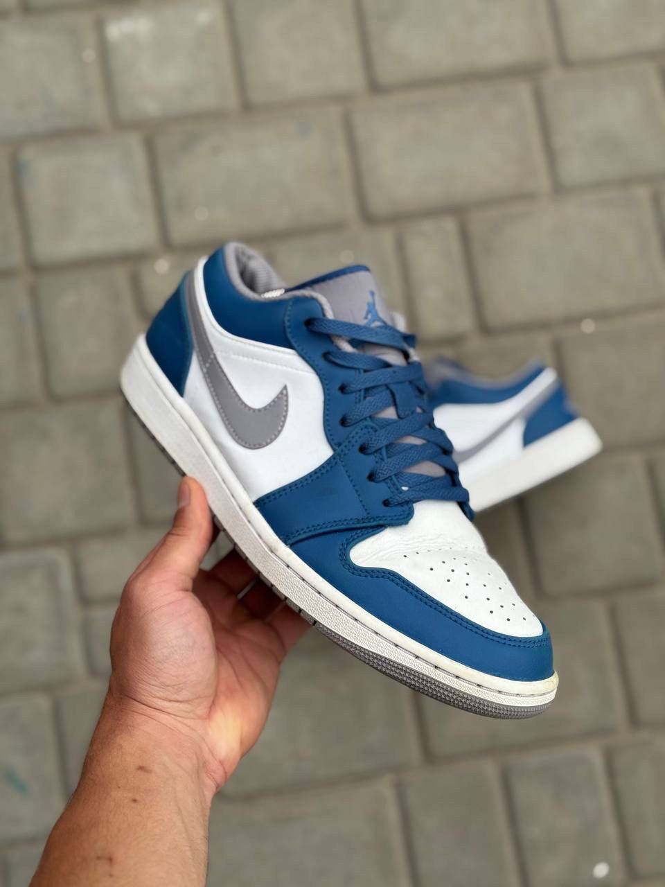 Jordan Brand Nike Air Jordan 1Low True Blue Uk 10 Size US 11.5 / EU 44-45 - 2 Thumbnail