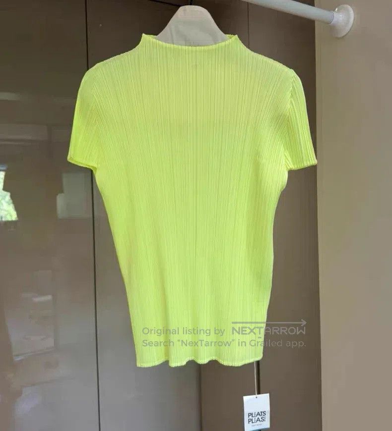 Issey Miyake Issey Miyake Pleated Short Sleeve Size L / US 10 / IT 46 - 1 Thumbnail
