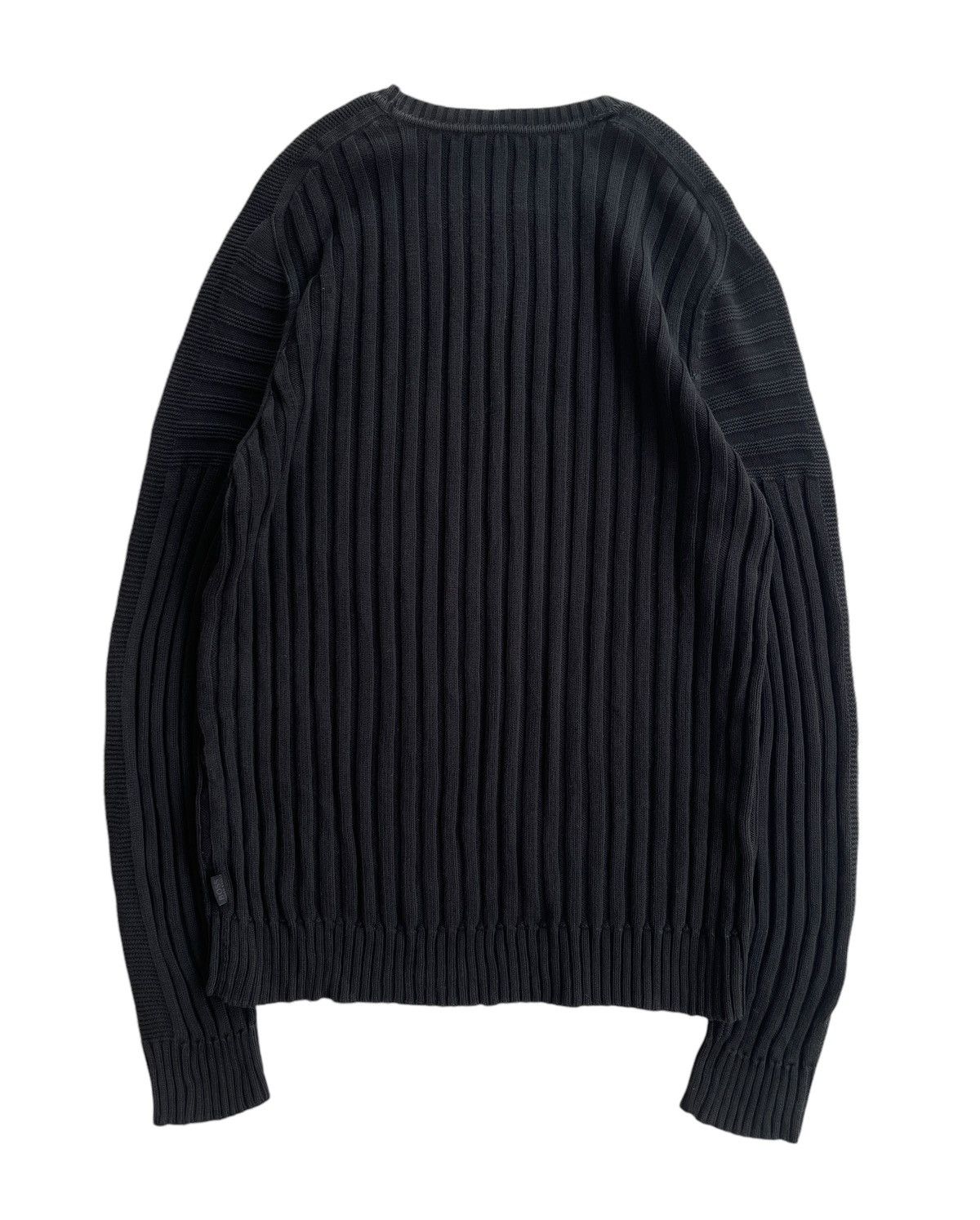 Hugo Boss Hugo Boss Ribbed Cable Knitted Sweater Size US M / EU 48-50 / 2 - 2 Thumbnail