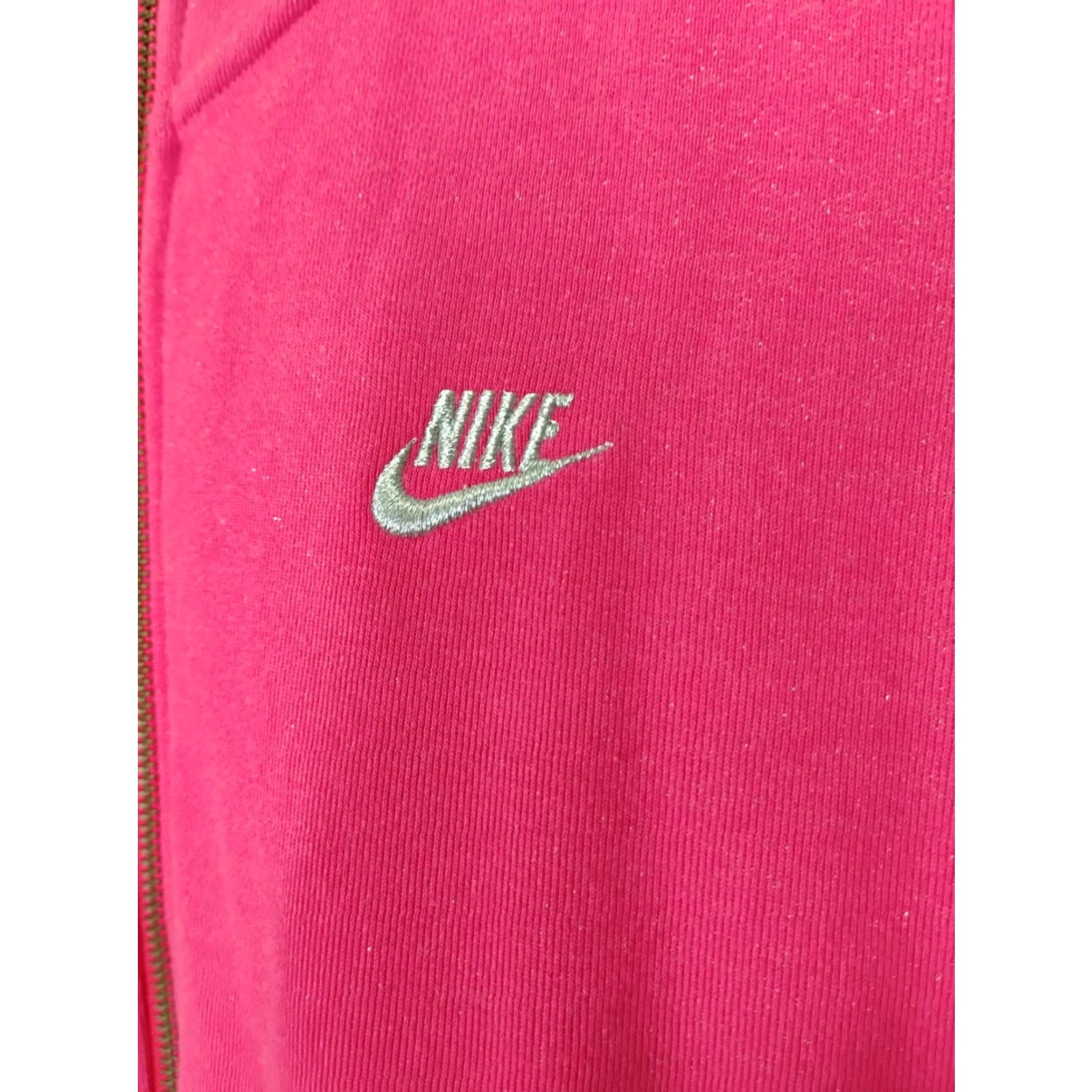 Nike VINTAGE Nike Full Zip Barbie Pink Hoodie Sweatshirt Shimmer Adult Small Teen Large 12-14 Womens Girls Ladies Size S / US 4 / IT 40 - 4 Thumbnail