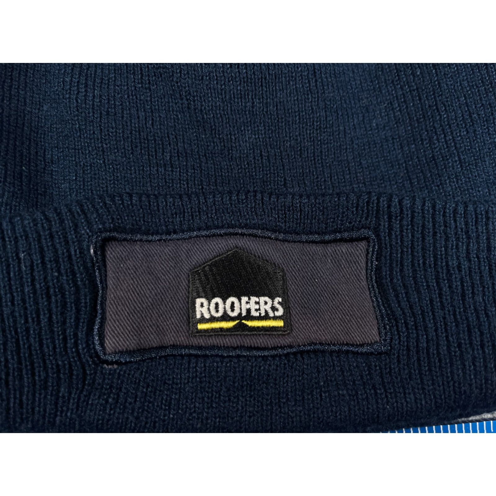 Vintage VINTAGE Hitwear Beanie Adult One Size Blue Acrylic Workwear Outdoor Roofing Unisex Size ONE SIZE - 2 Thumbnail
