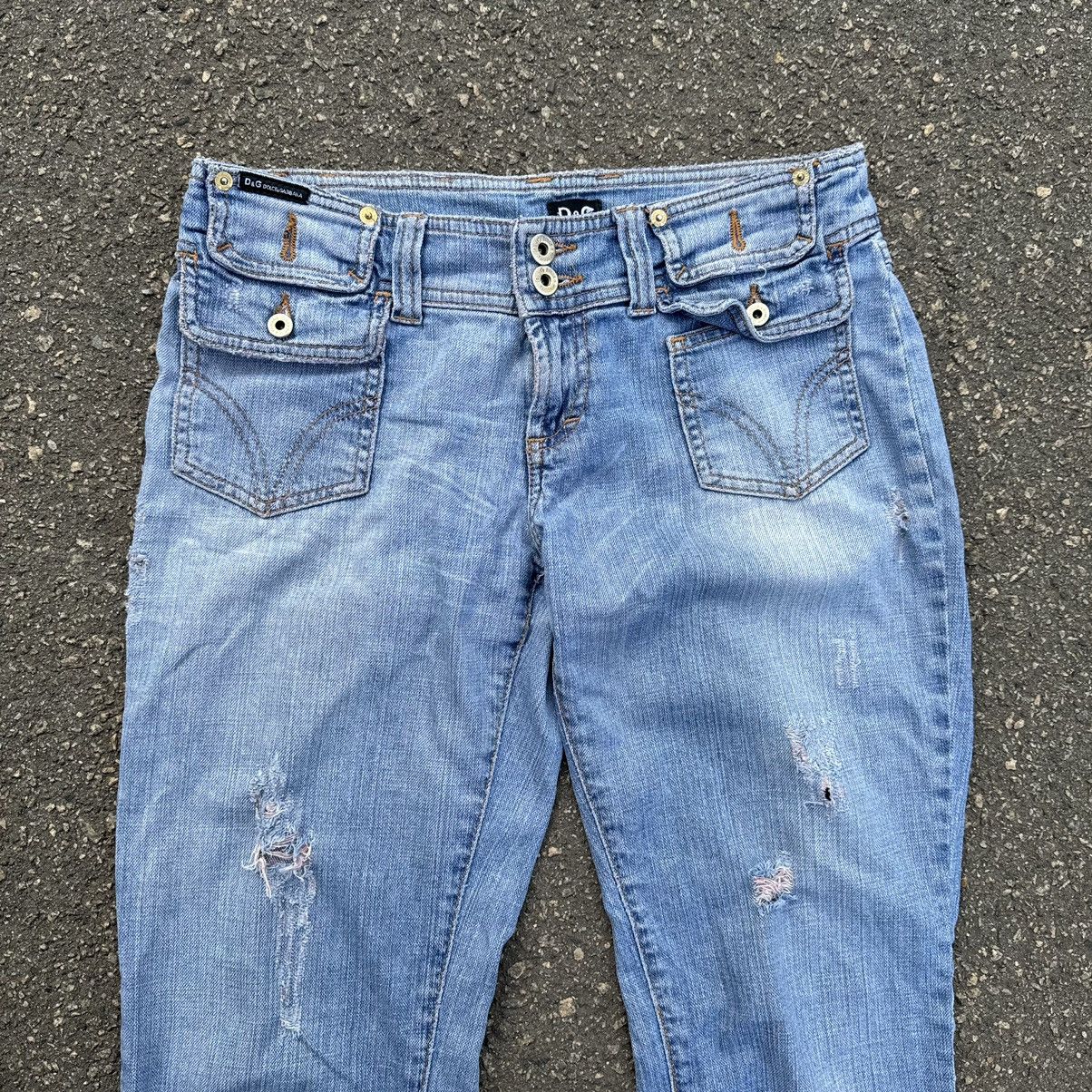 Dolce & Gabbana vintage 90s dolce gabanna distressed jeans y2k rap Size 28" / US 6 / IT 42 - 4 Thumbnail