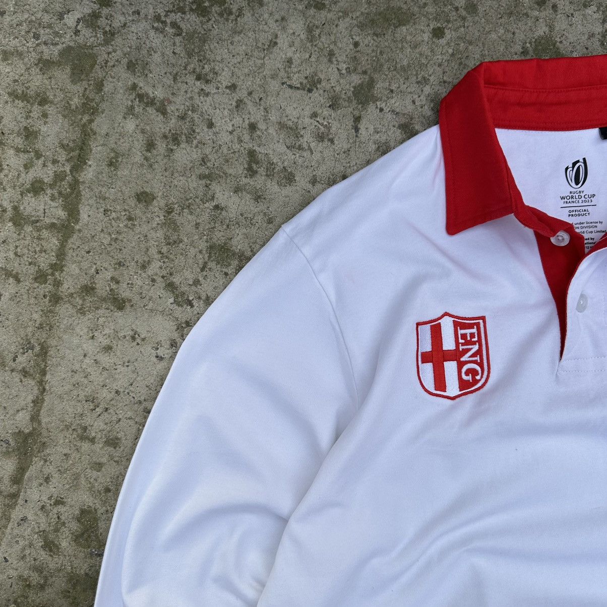 New England Outerwear Vintage Rugby World Cup France 2023 Long-sleeve T-shirts Size US L / EU 52-54 / 3 - 6 Thumbnail