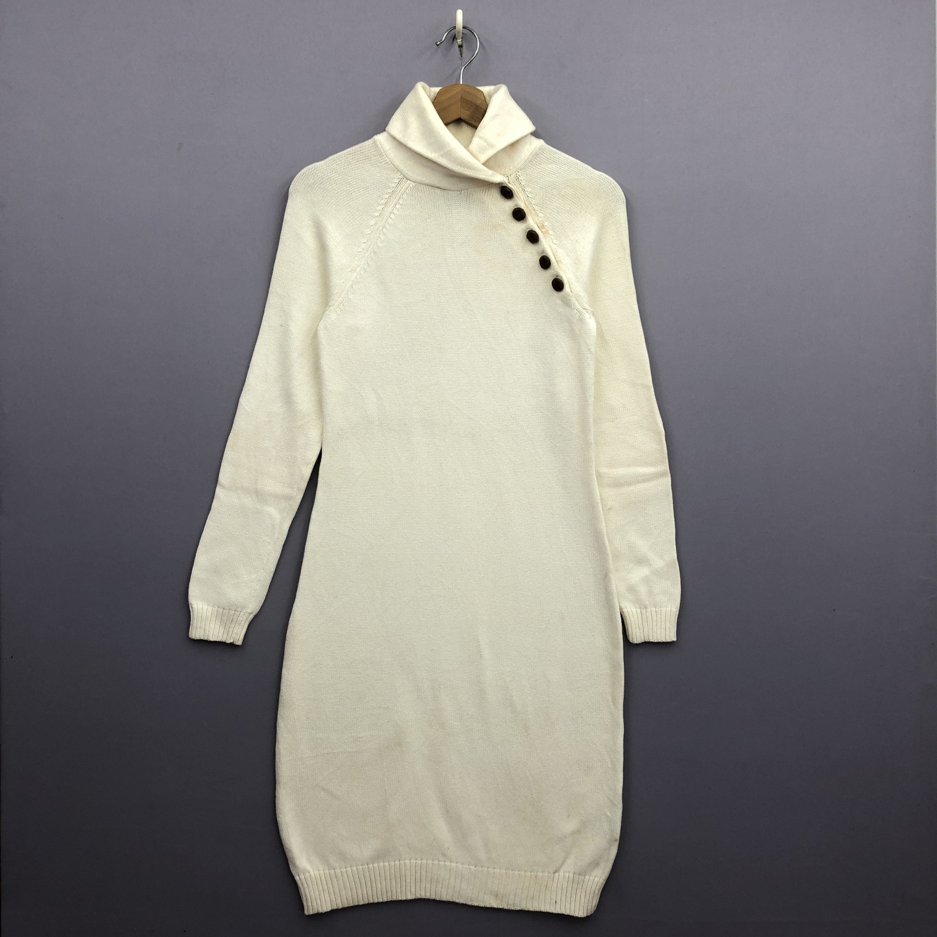 Lauren Ralph Lauren × Vintage Vintage Ralph Lauren Knit Dress Sweater Sweatshirt Jumper Size XS / US 0-2 / IT 36-38 - 1 Thumbnail