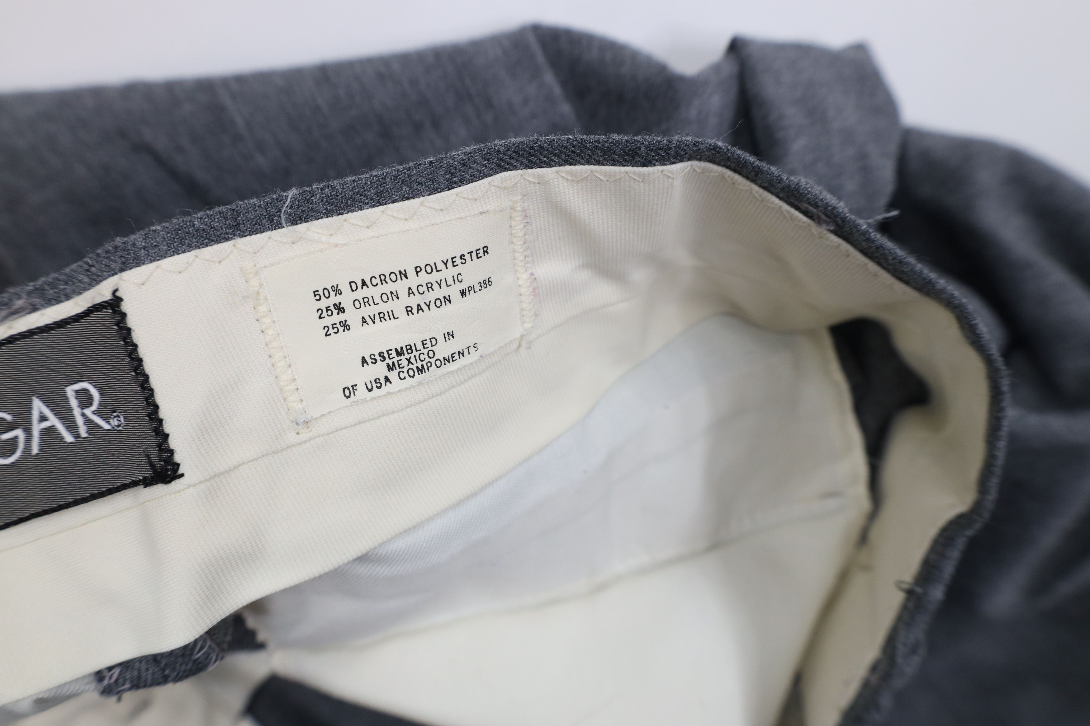 Vintage Vintage 70s Streetwear Gabardine Wide Leg Chino Pants Gray Size US 38 / EU 54 - 8 Thumbnail
