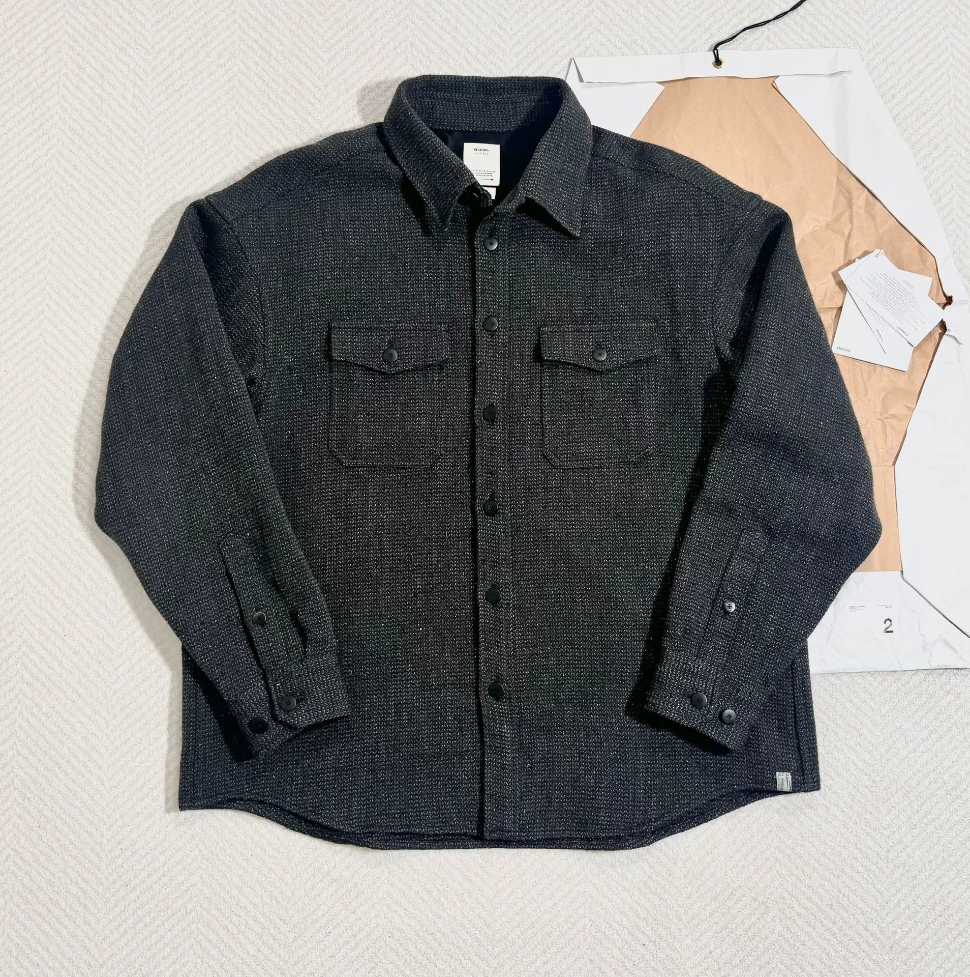 Visvim visvim lumber t black shirt jacket Size US M / EU 48-50 / 2 - 1 Thumbnail