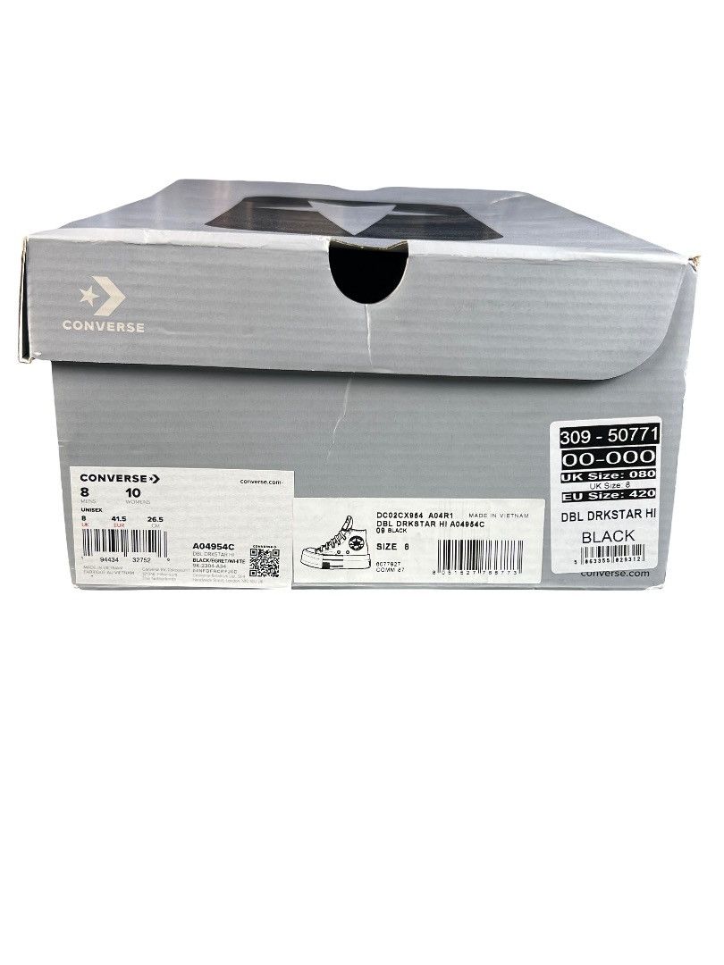 Rick Owens Rick Owens DRKSHDW Dbls Drkstar High Black Size 41.5 / US 8 Size US 8 / EU 41 - 5 Thumbnail