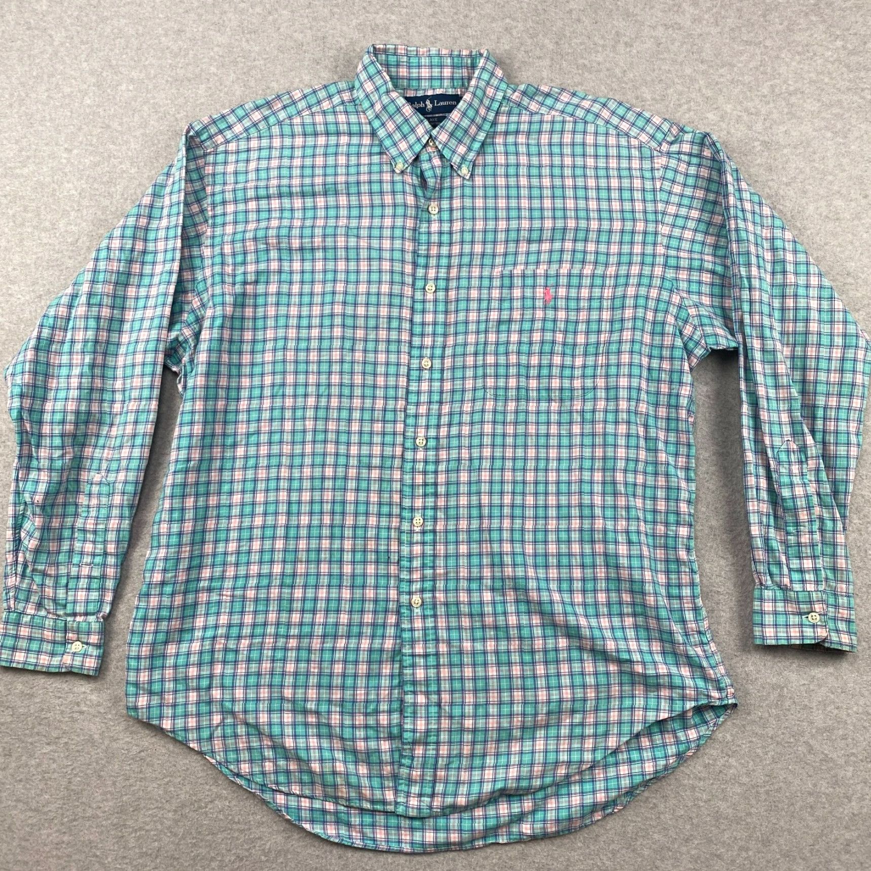 Ralph Lauren Ralph Lauren Blake Button Down Shirt Mens Large L Multicolor Long Sleeve Pocket Size US L / EU 52-54 / 3 - 2 Thumbnail