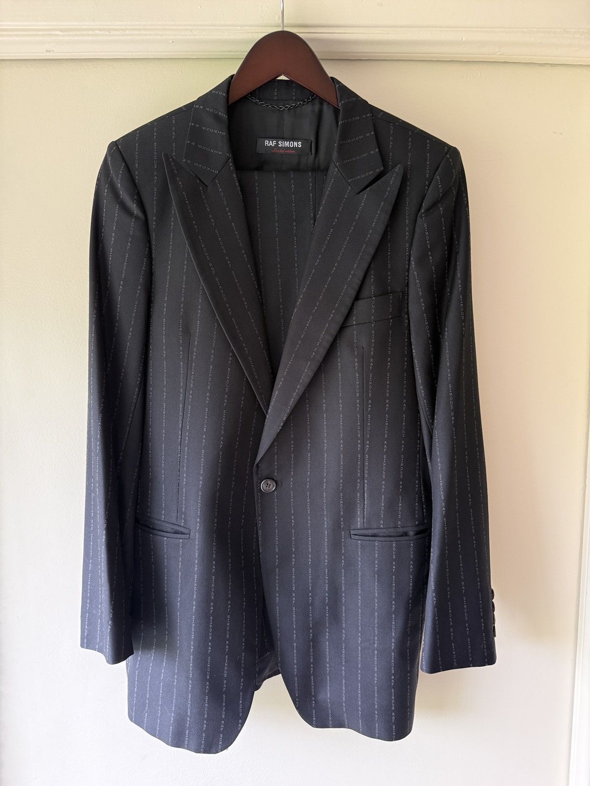 Raf Simons Pinstripe Limited Edition Suit Size 46R - 2 Thumbnail