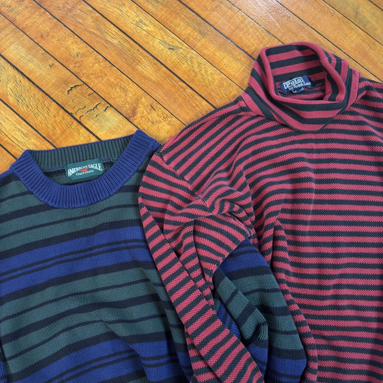 Polo Ralph Lauren Striped Turtleneck Size US XL / EU 56 / 4 - 5 Thumbnail