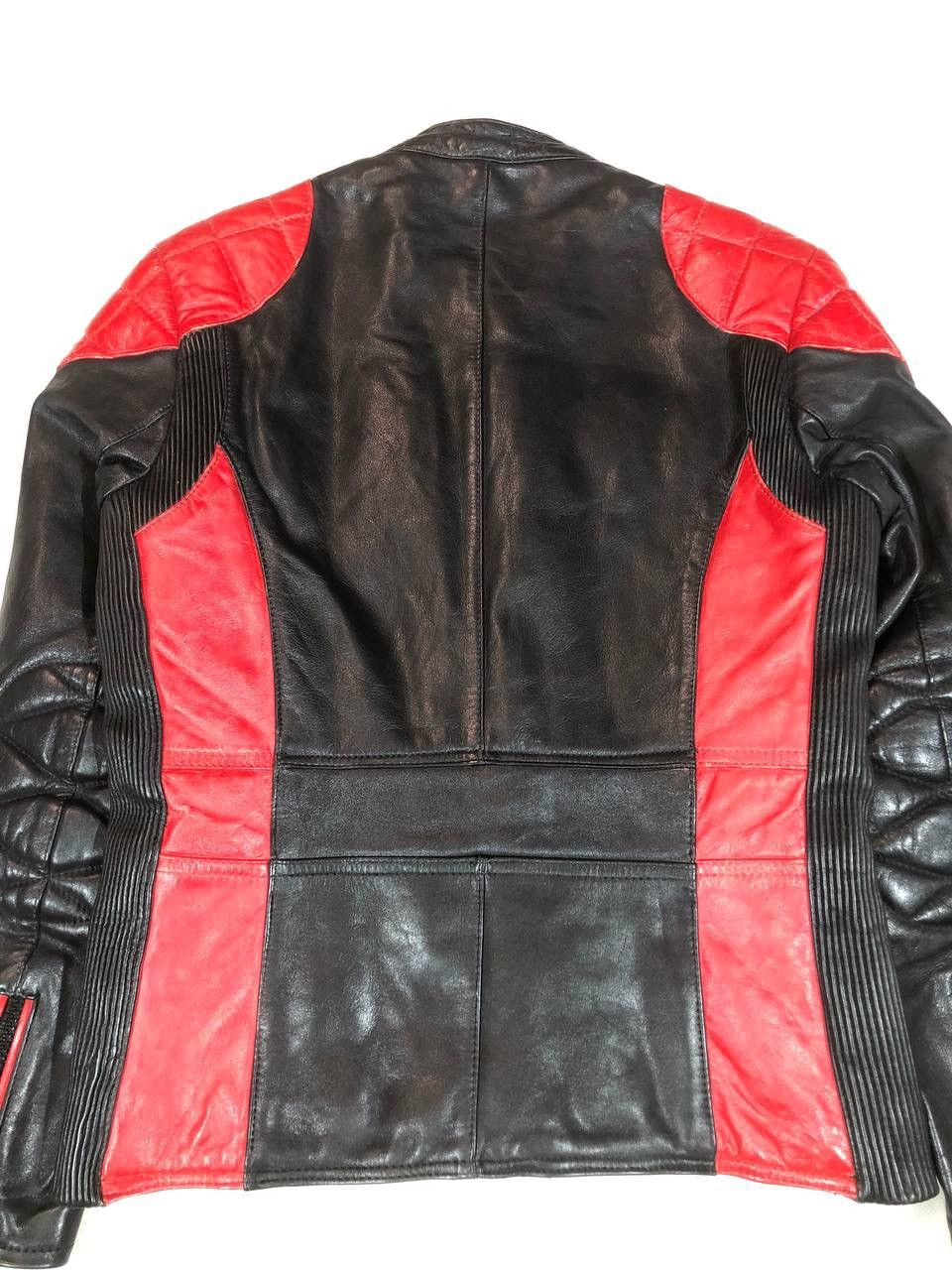 Vintage Polo Racing Moto Biker Leather Jacket Vintage Size US M / EU 48-50 / 2 - 9 Thumbnail