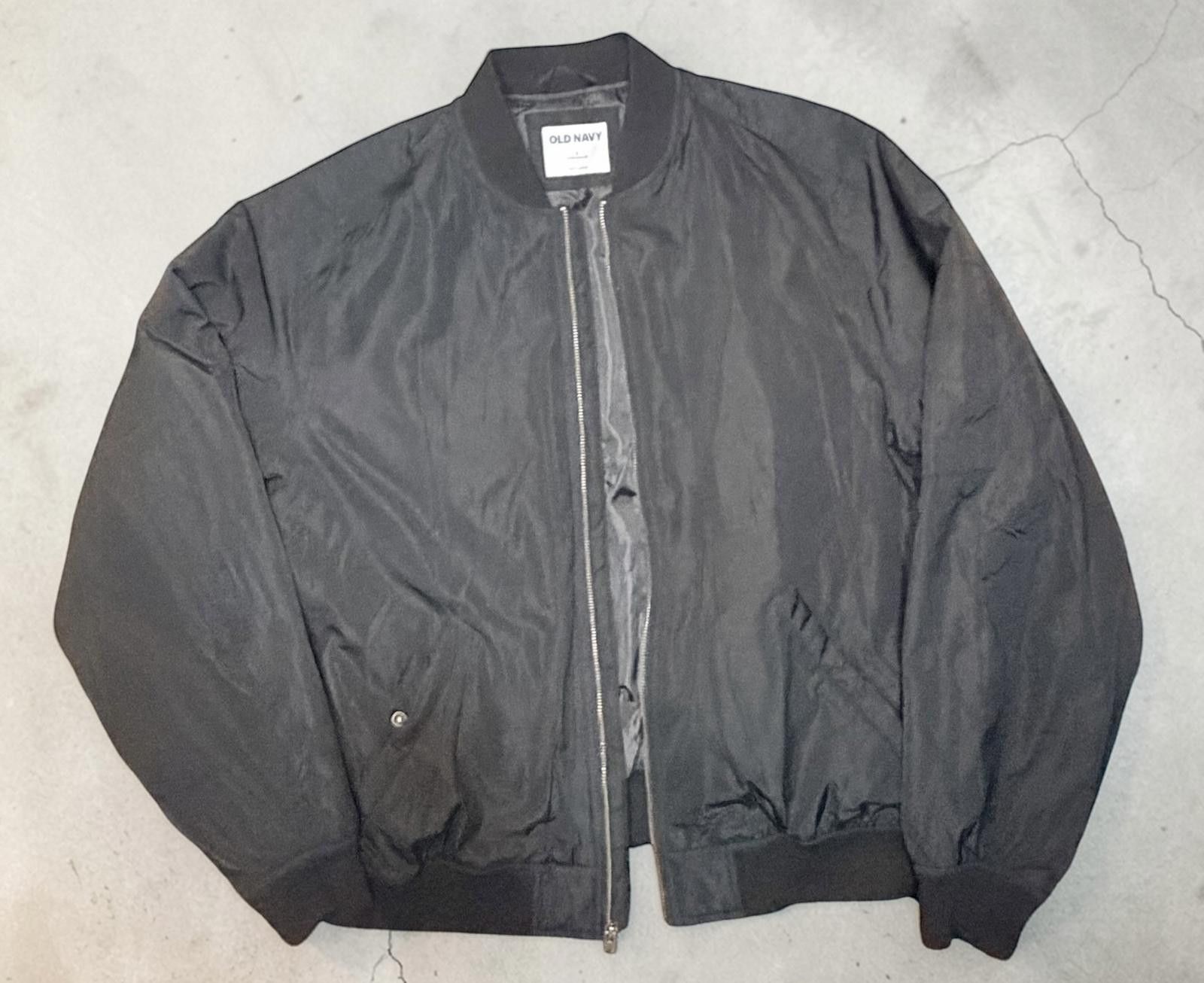 Old Navy Old Navy Black Bomber Jacket Size US L / EU 52-54 / 3 - 3 Thumbnail