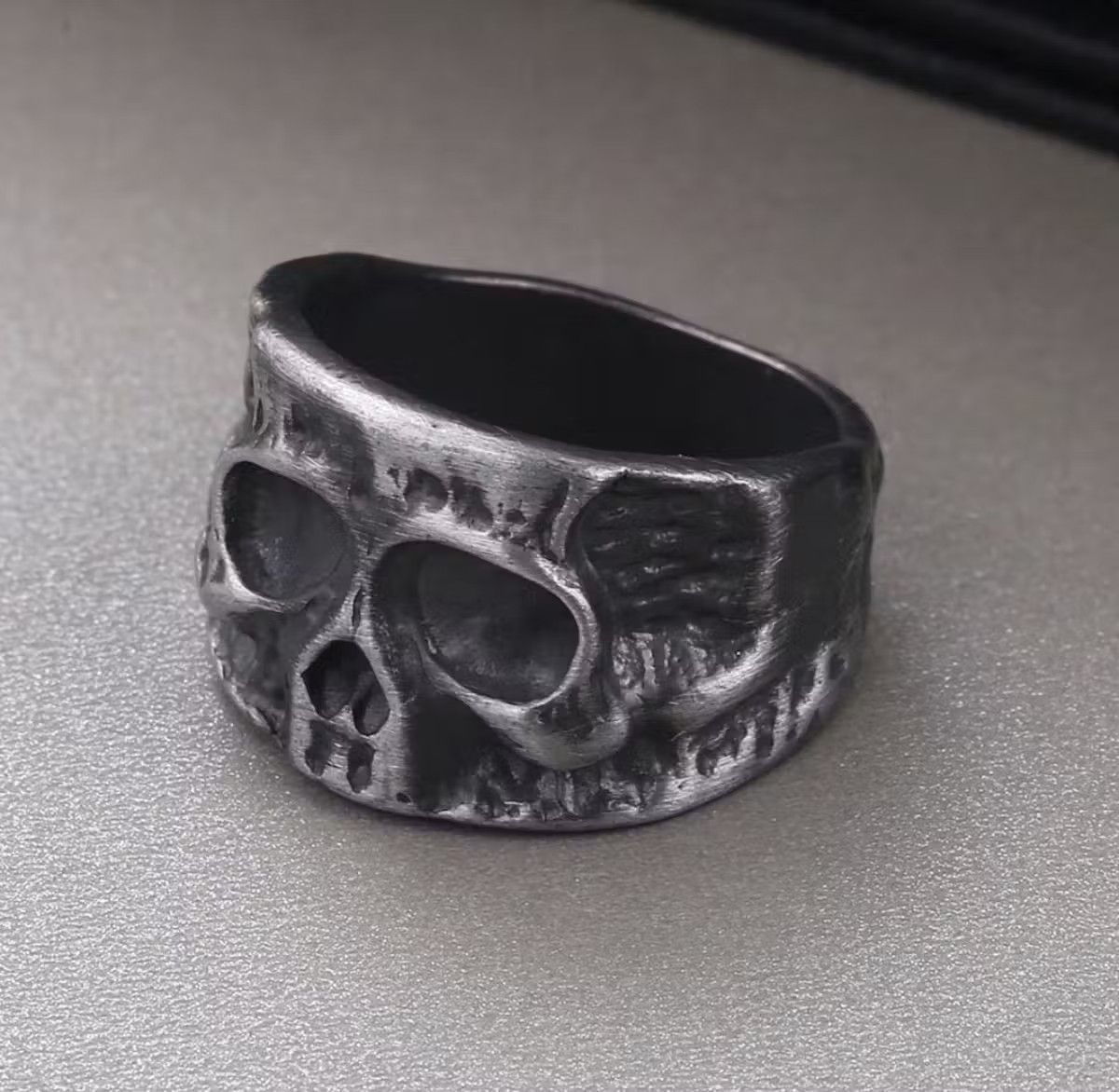 Jewelry × Vintage Skull Face Ring Size ONE SIZE - 3 Thumbnail