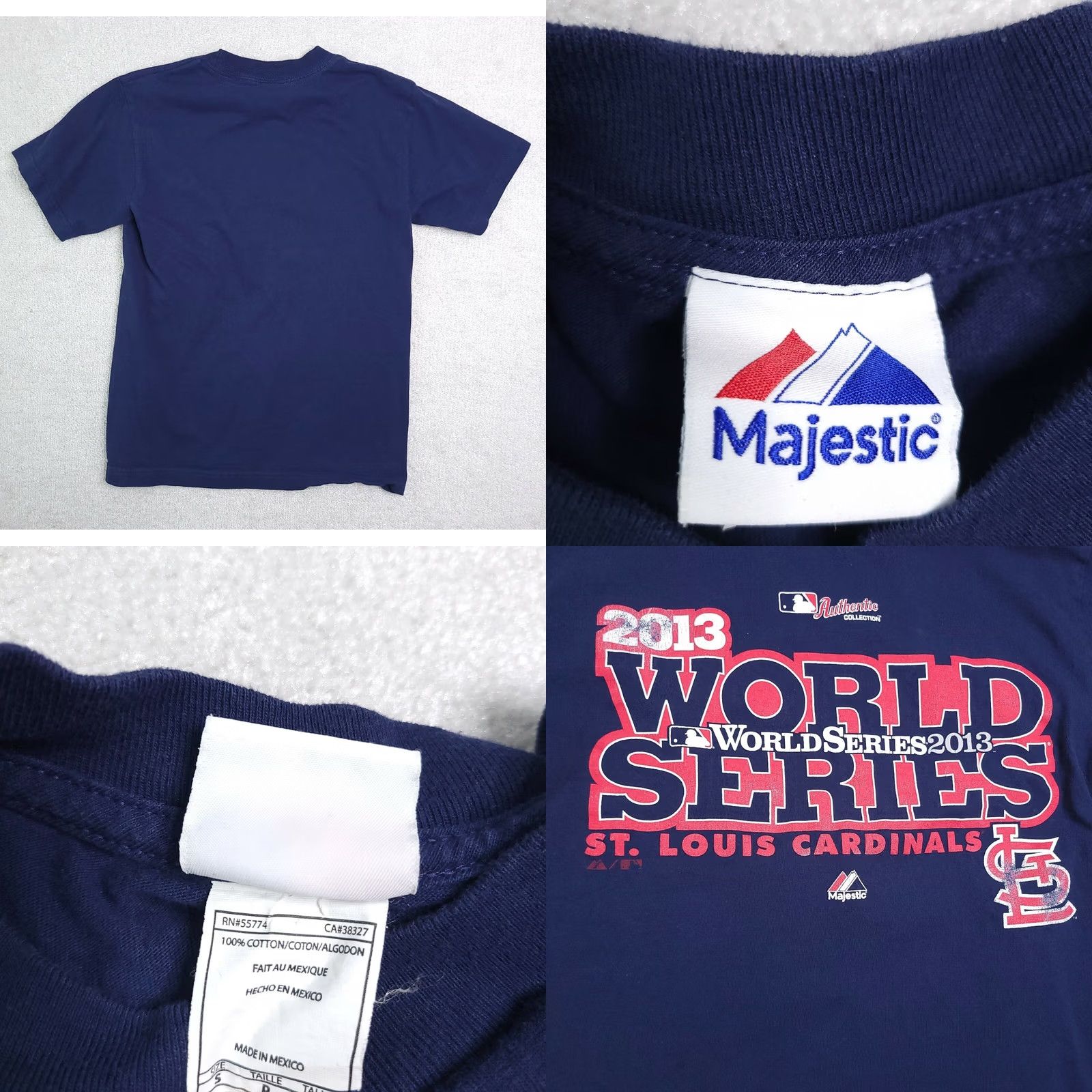 Vintage VINTAGE St Louis Cardinals 2013 World Series Baseball T-Shirt Adult Small Blue S/S Size US S / EU 44-46 / 1 - 8 Thumbnail