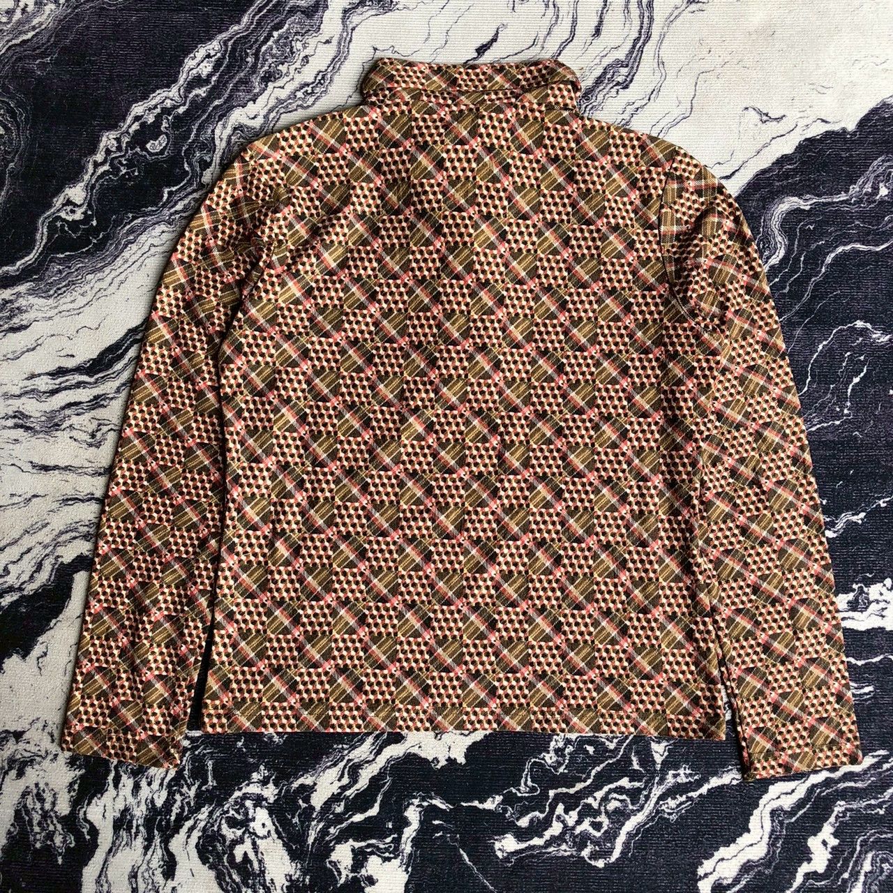 Versace Jeans Couture Vintage 90s Versace Jeans Couture Pattern Shirt Size XS / US 0-2 / IT 36-38 - 2 Thumbnail