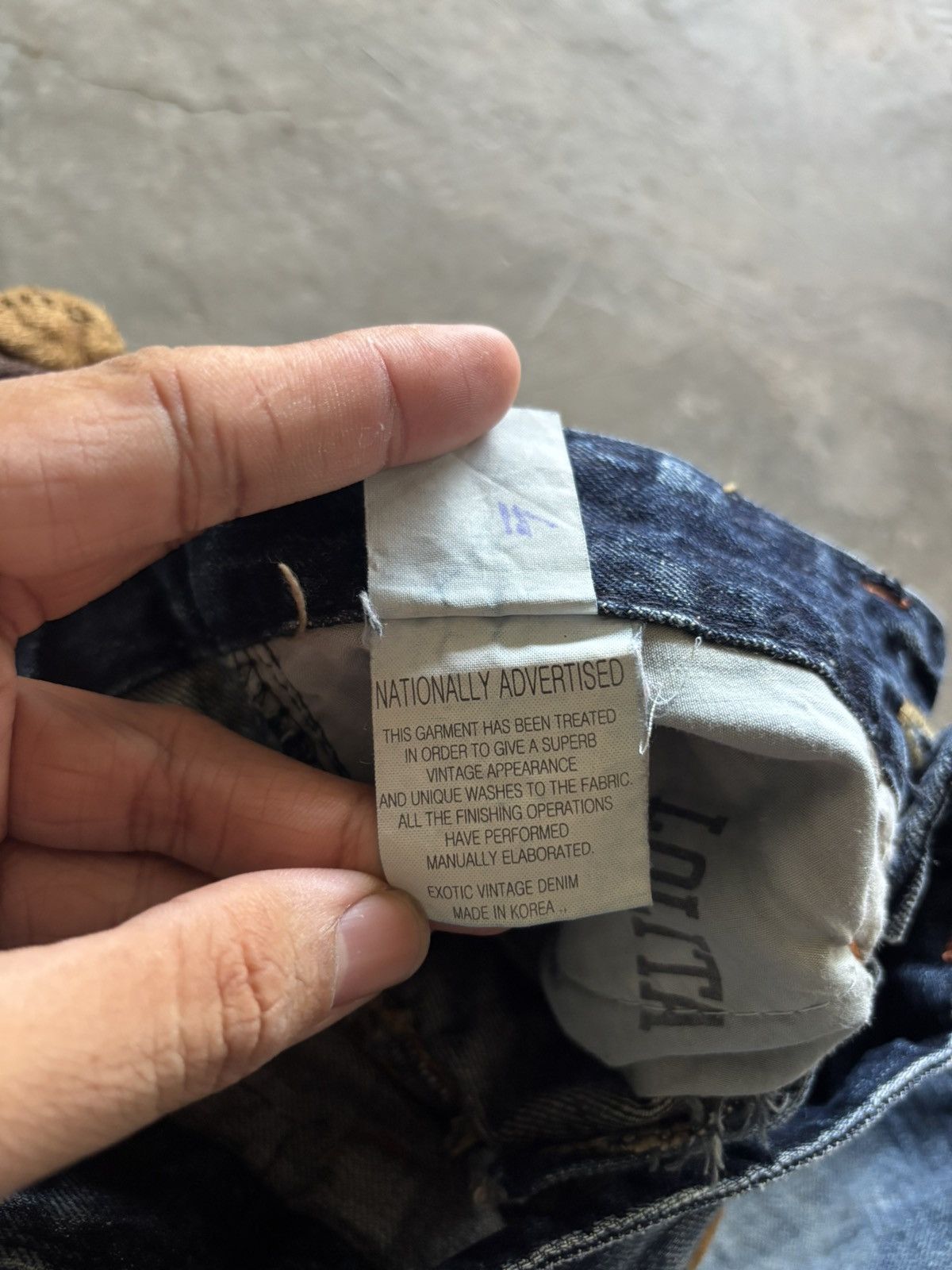 If Six Was Nine LOLITA flare up western style washed distressed japanese Size US 27 - 8 Thumbnail