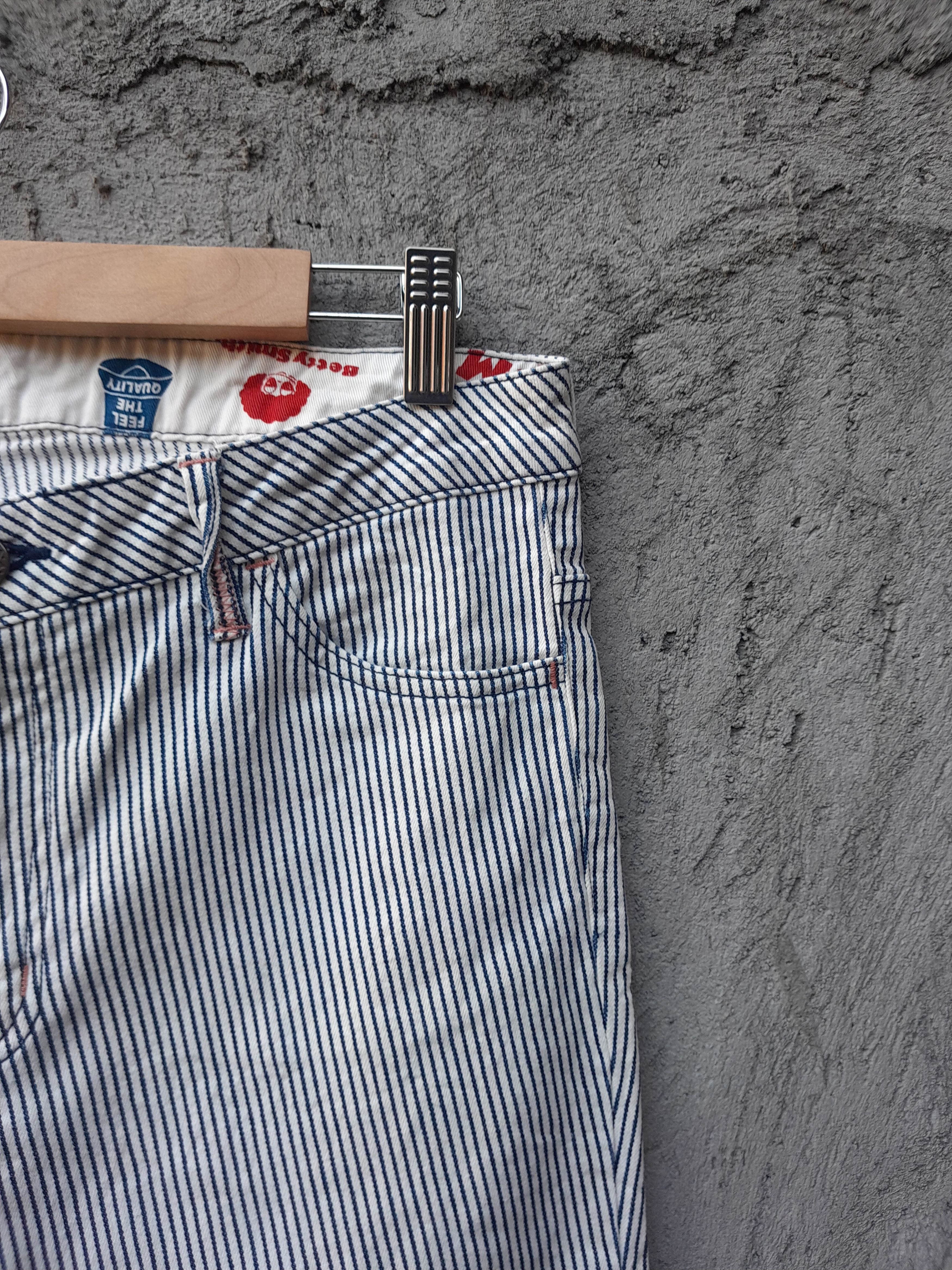 Japanese Brand Betty Smith by Kojima Hickory Stripe Pant Size US 30 / EU 46 - 2 Thumbnail