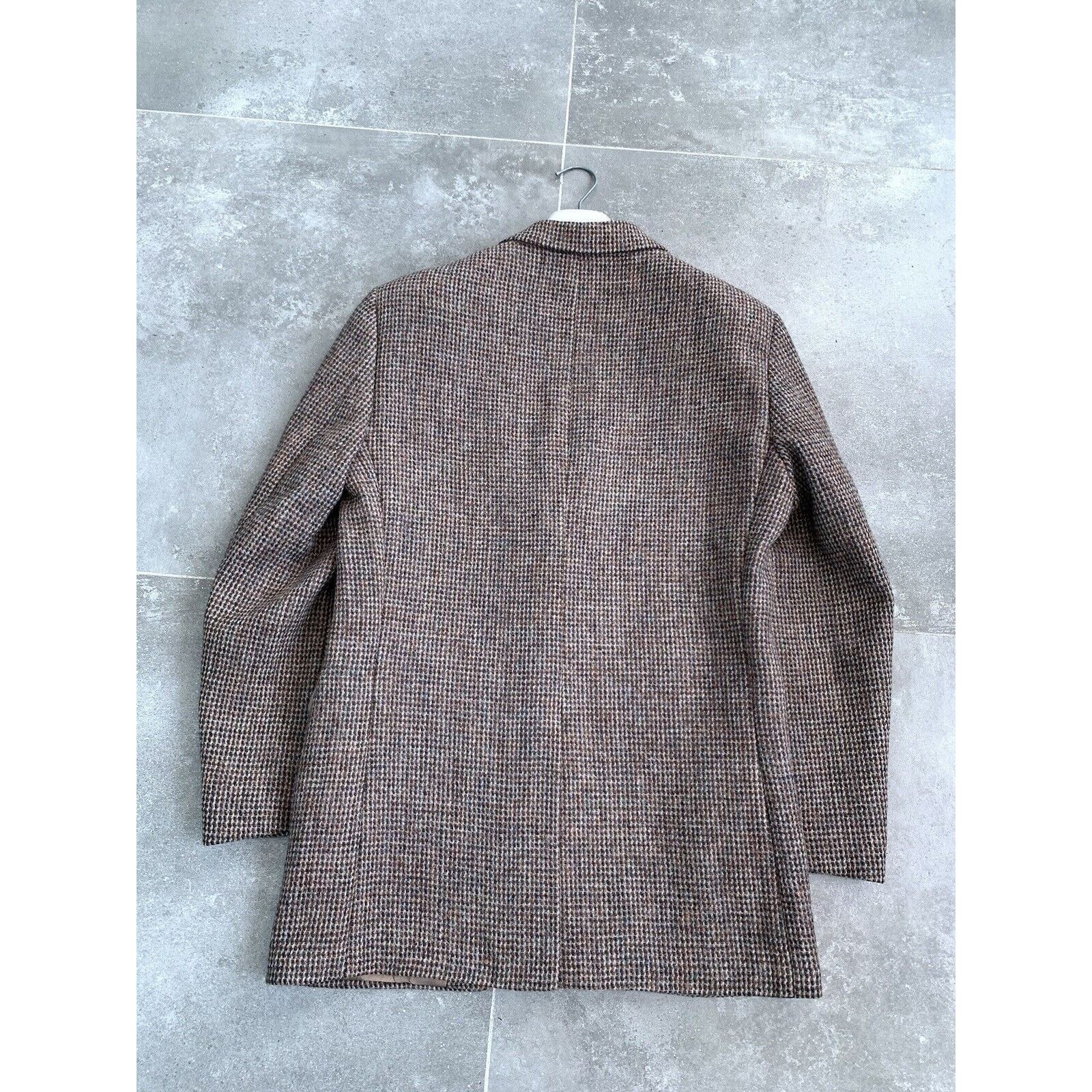 Harris Tweed × Vintage Men's HARRIS TWEED MADE IN USA Sport Blazer Jacket EU 48 M Size 48R - 21 Thumbnail