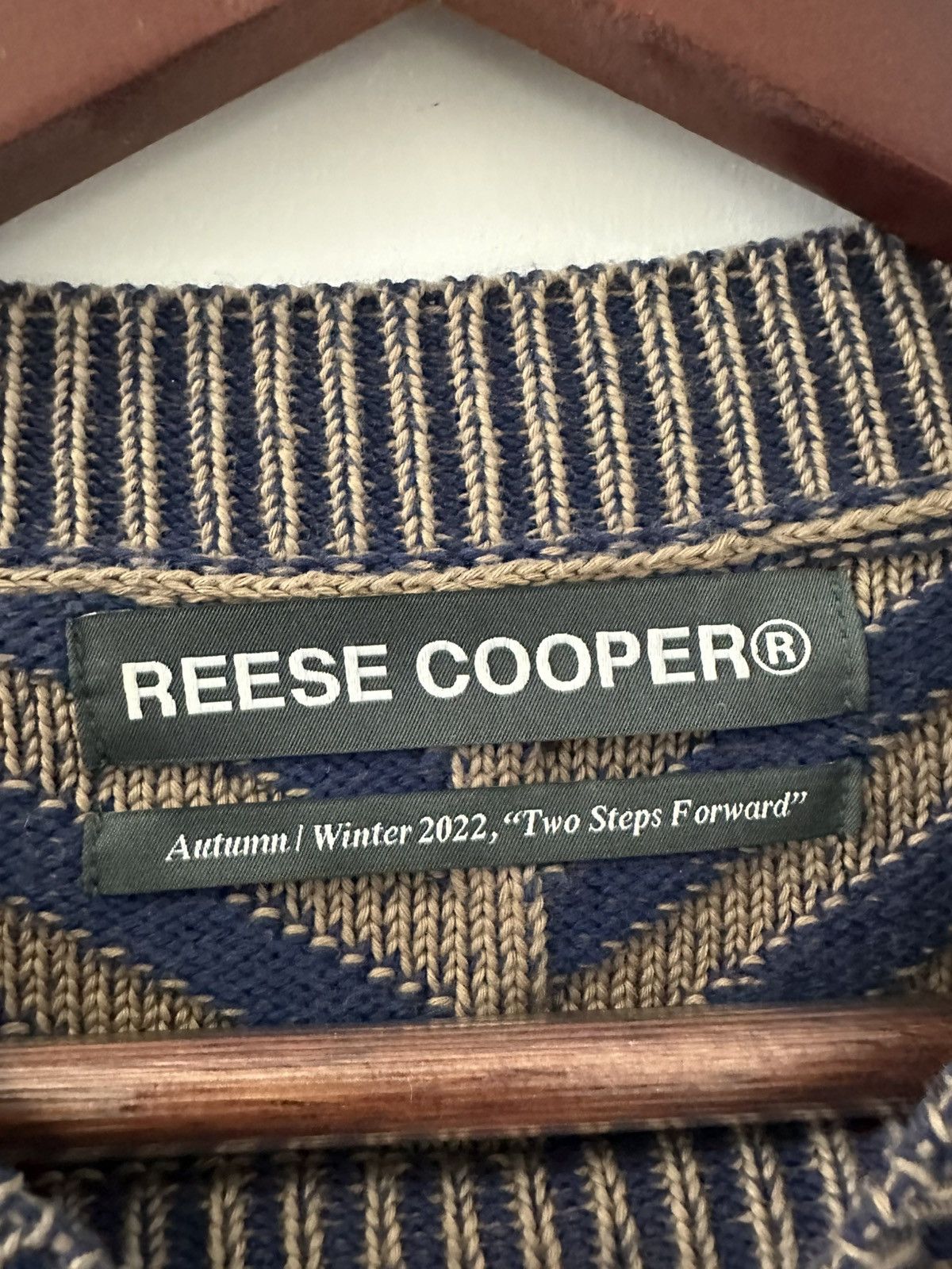 Reese Cooper Reese Cooper Herringbone Deer Head Sweater Size L Size US L / EU 52-54 / 3 - 2 Thumbnail