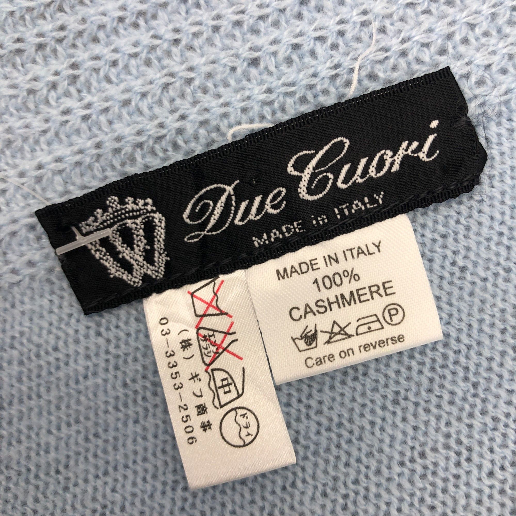Japanese Brand Vintage Due Cuori Scarf Muffler Wool Winter Scarves Size ONE SIZE - 4 Thumbnail
