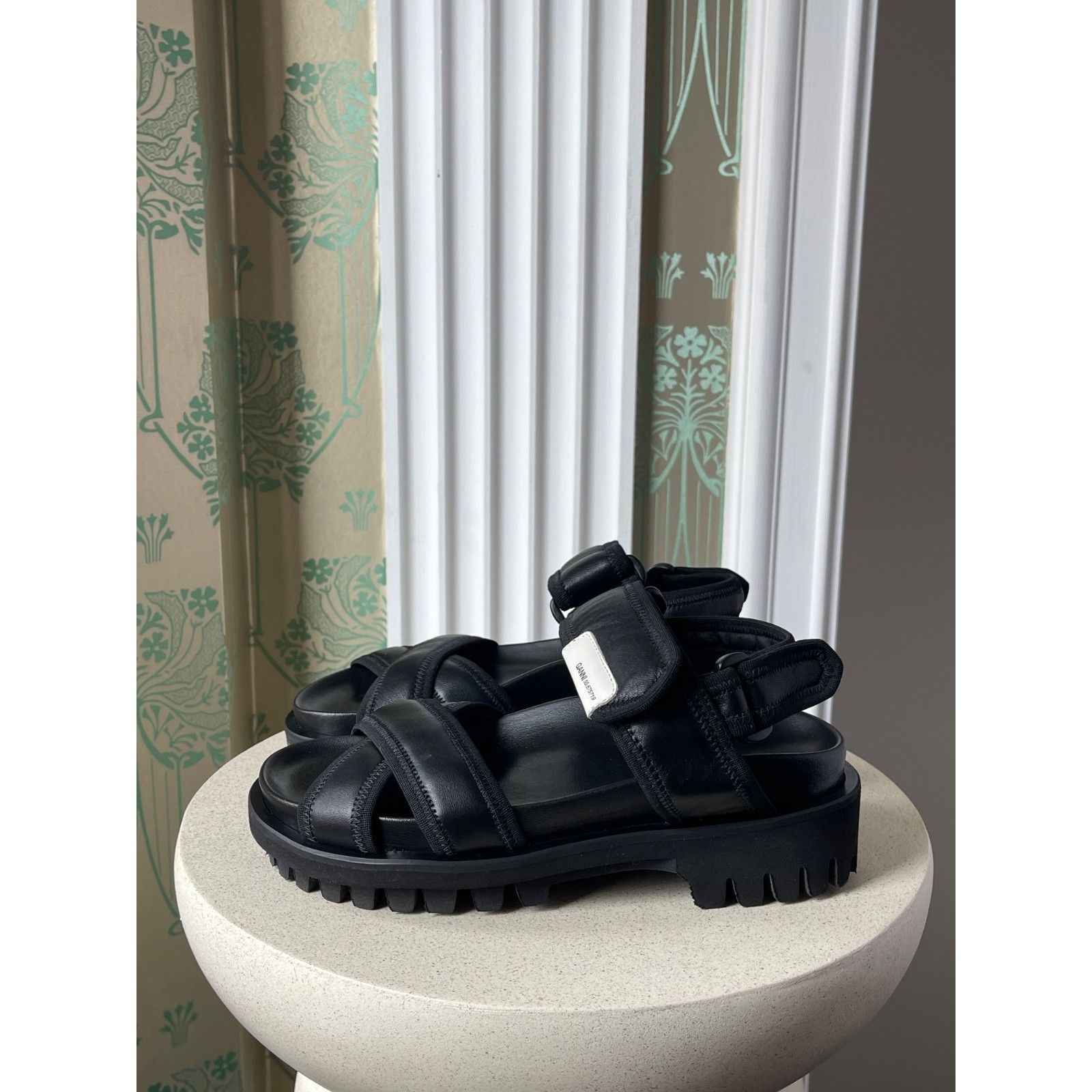 Ganni Ganni Utility Hiking Black Sandals Women’s Size: 37 US 7 Size US 7 / IT 37 - 6 Thumbnail