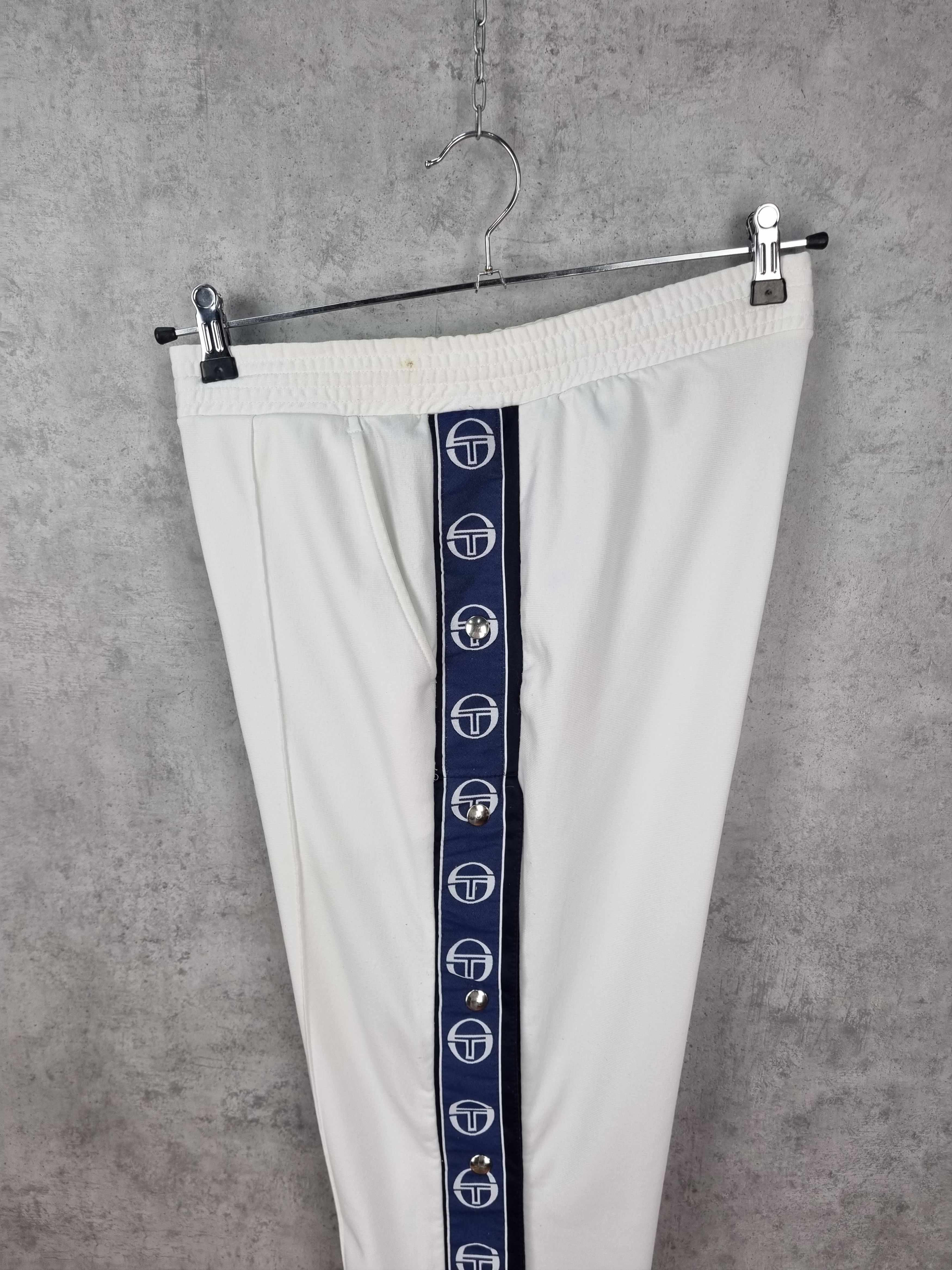 Sergio Tacchini × Vintage Sergio Tacchini Popper Italian Gardenia Tracksuit Pant Size US 36 / EU 52 - 12 Thumbnail