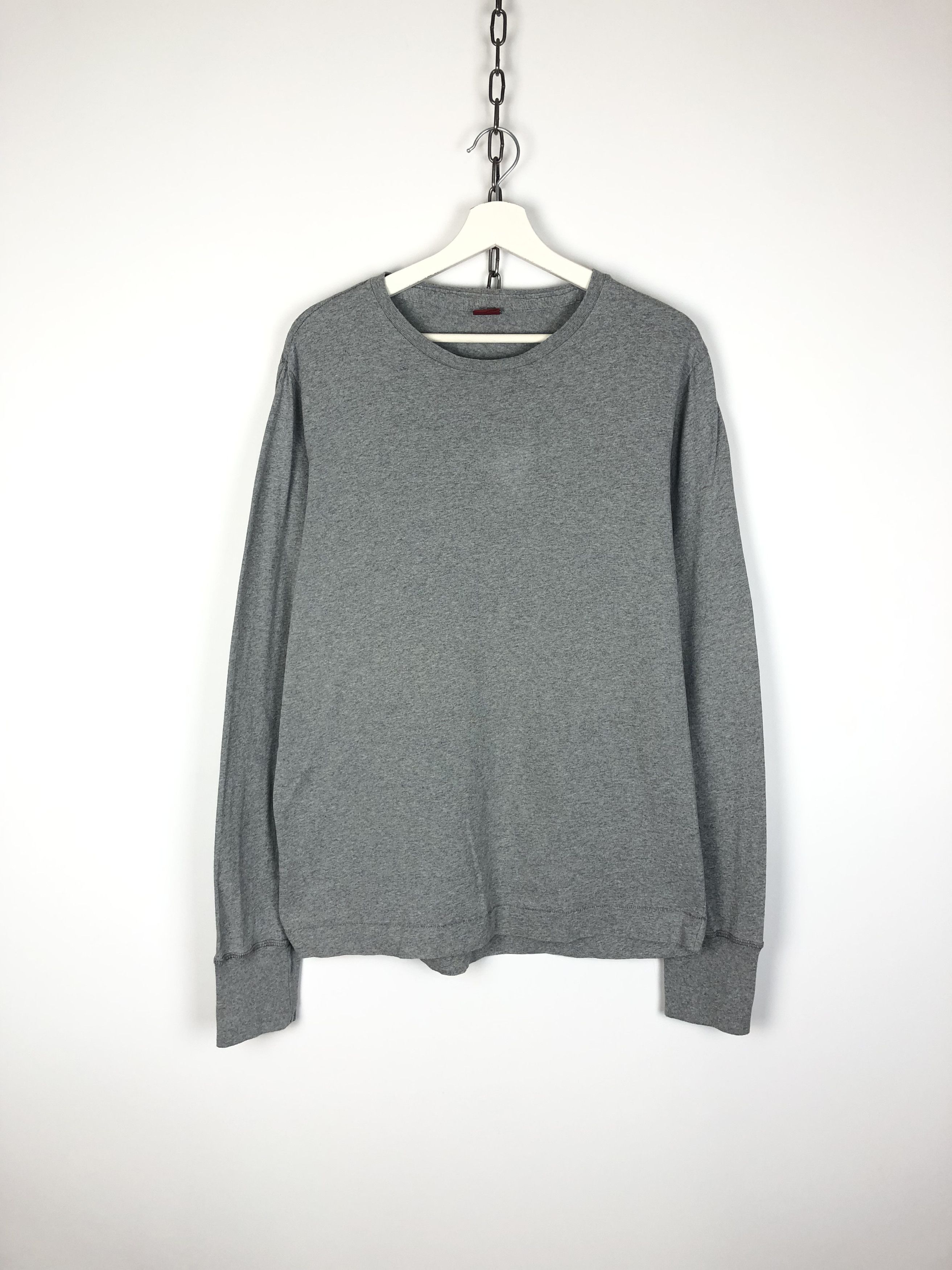 Japanese Brand Levi's TYPE 1 JEANS Longsleeve Pullover Japan Gray size L Size US L / EU 52-54 / 3 - 2 Thumbnail