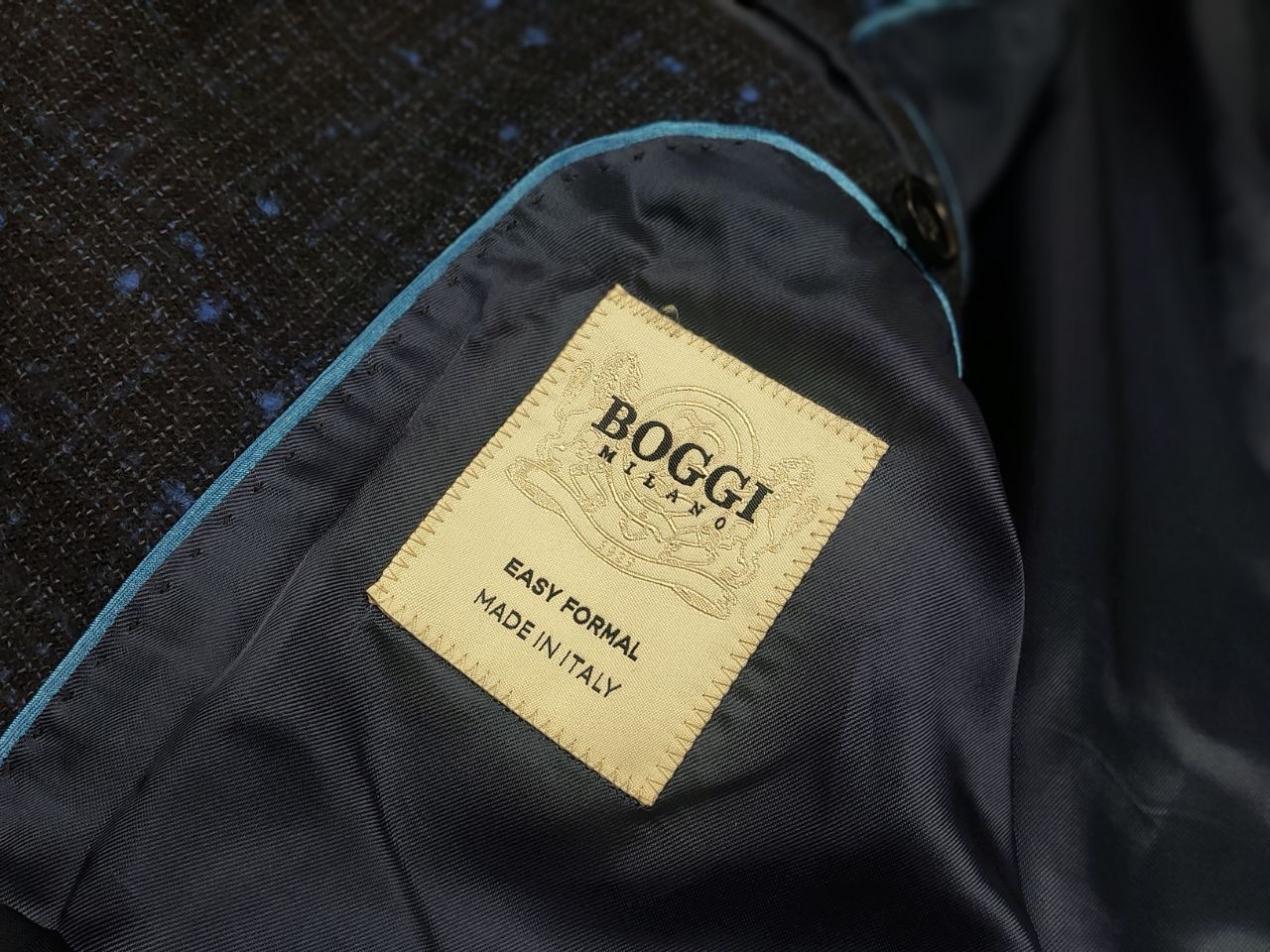 Boggi Boggi Milano Classic Design Navy Blue Casual Blazer Jacket Size US M / EU 48-50 / 2 - 11 Thumbnail